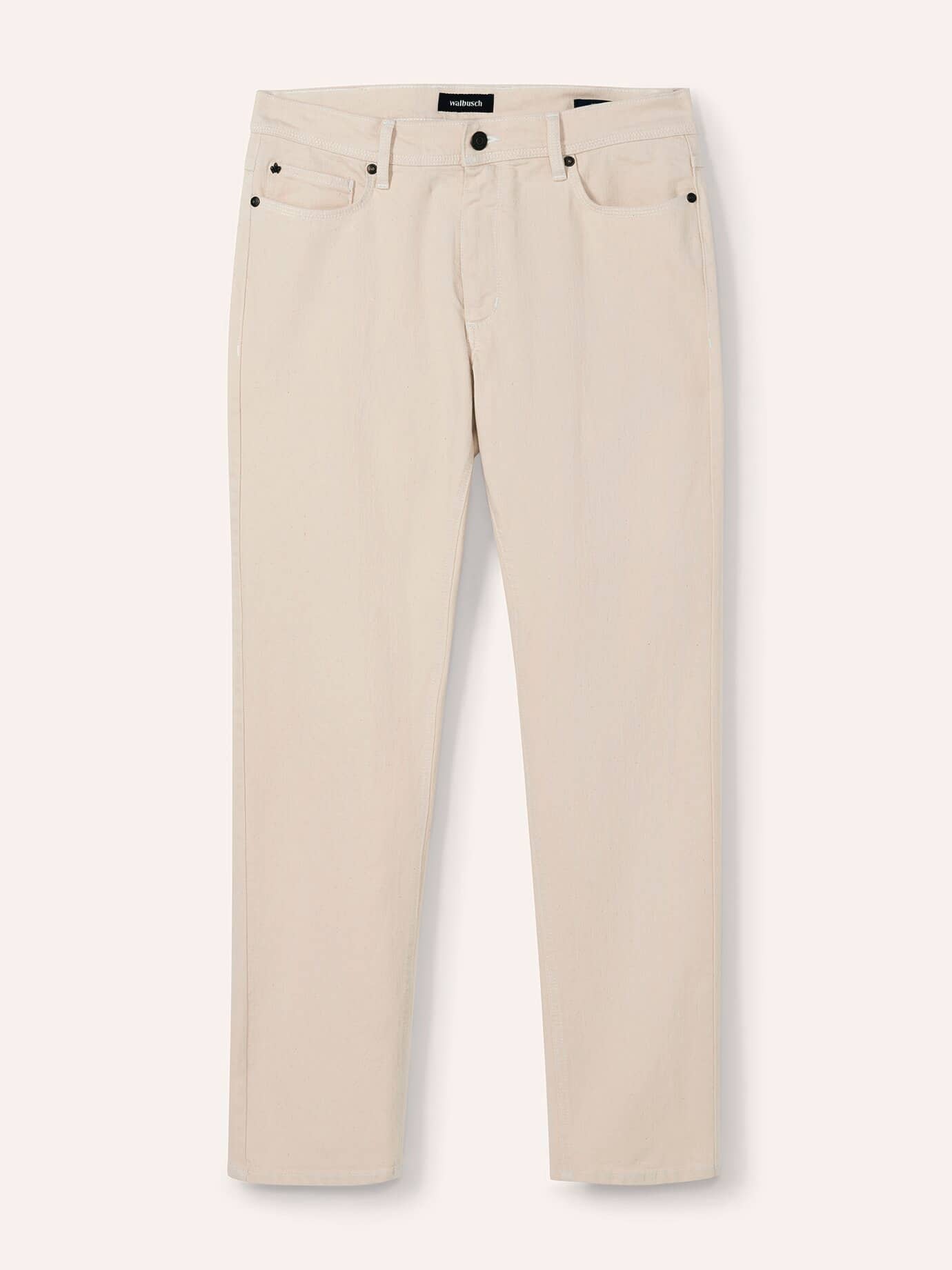 Walbusch Charakter-Jeans, Regular Fit#normale Größen#schlanke Größen#untersetzte Größen, Farbe Weiß, 27, hoher Baumwollanteil Ganzjahrestauglich Herren