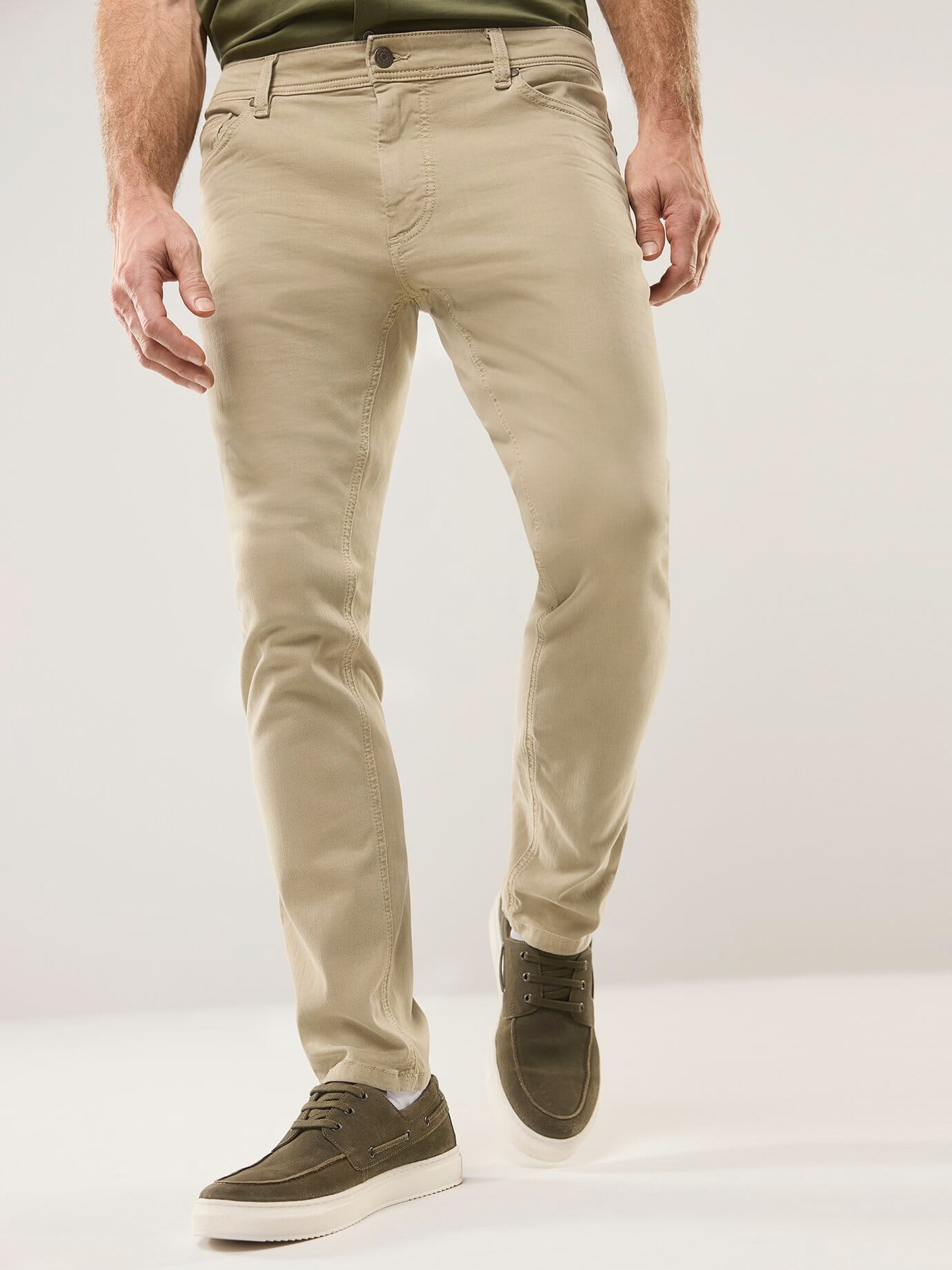 Walbusch Coloured Jeans Modern Fit Beige 25 2