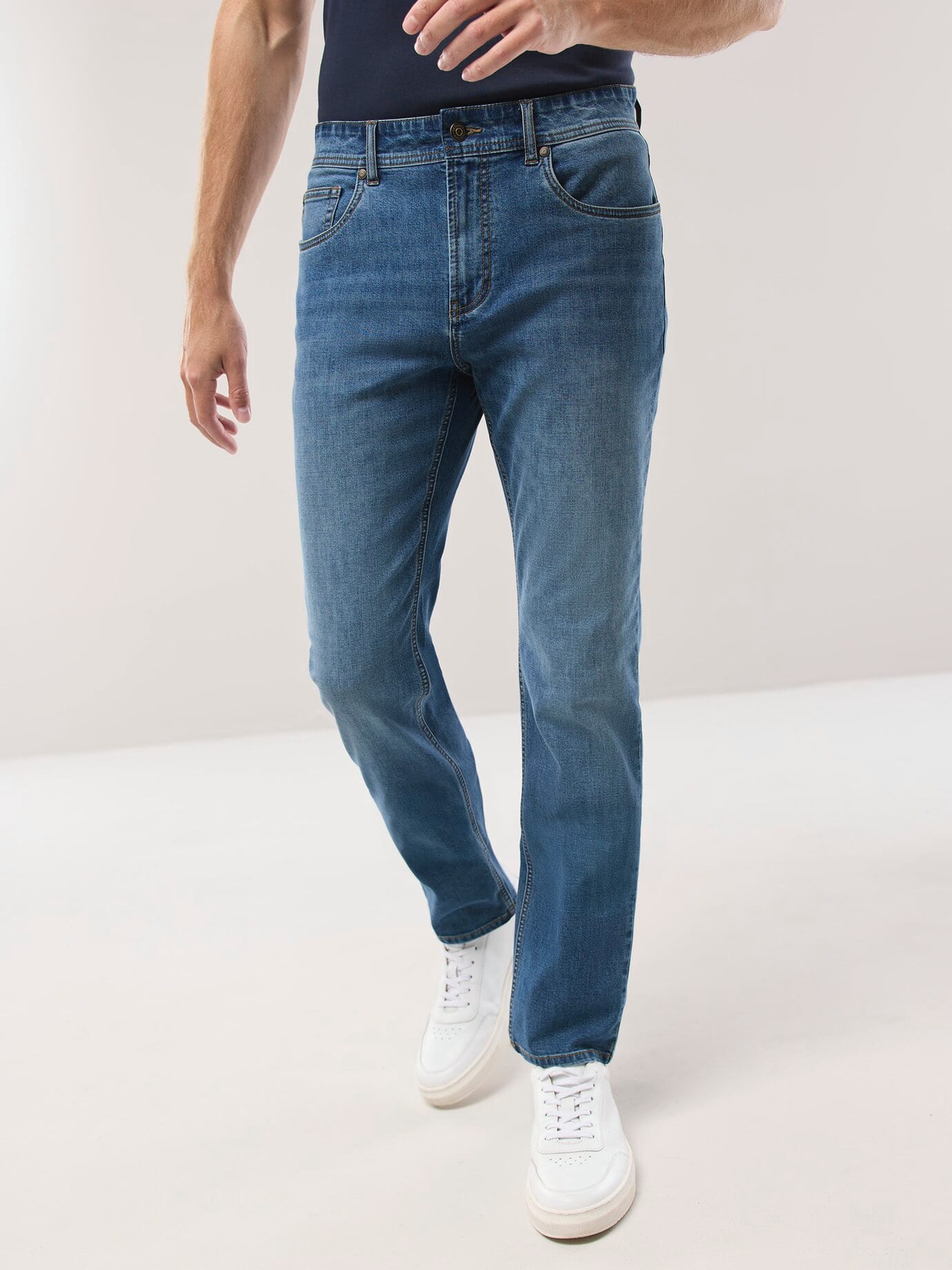 Walbusch Klima Jeans Regular Fit Blue 48 2