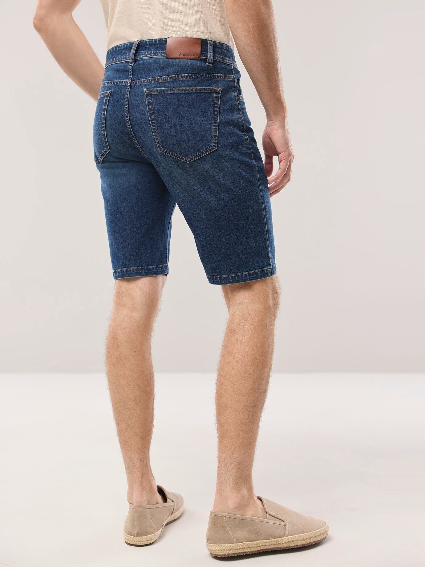 Walbusch Klima Jeans-Bermudas Blau 28 8