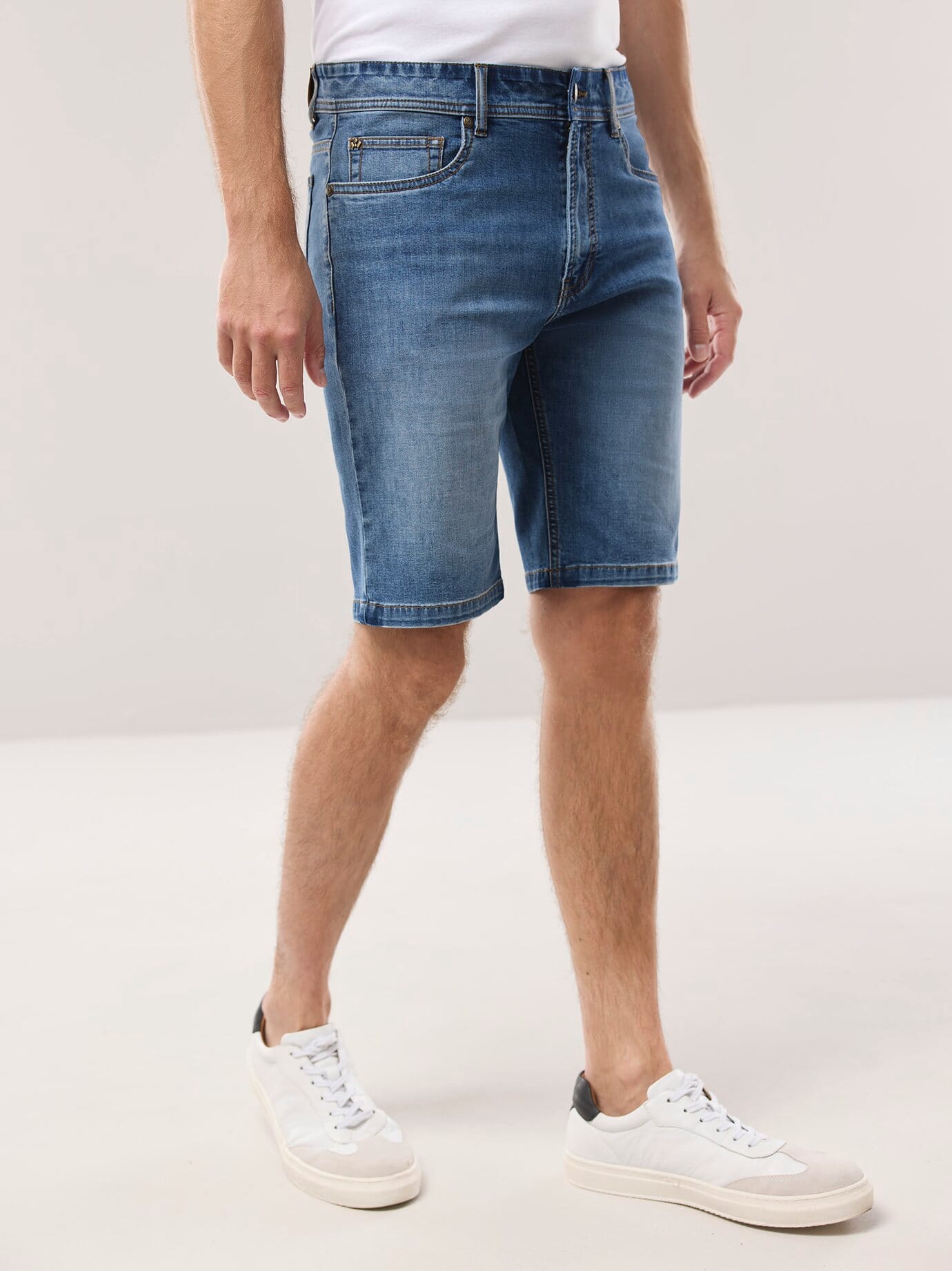 Walbusch Klima Denim Bermuda Shorts Blue 26 6
