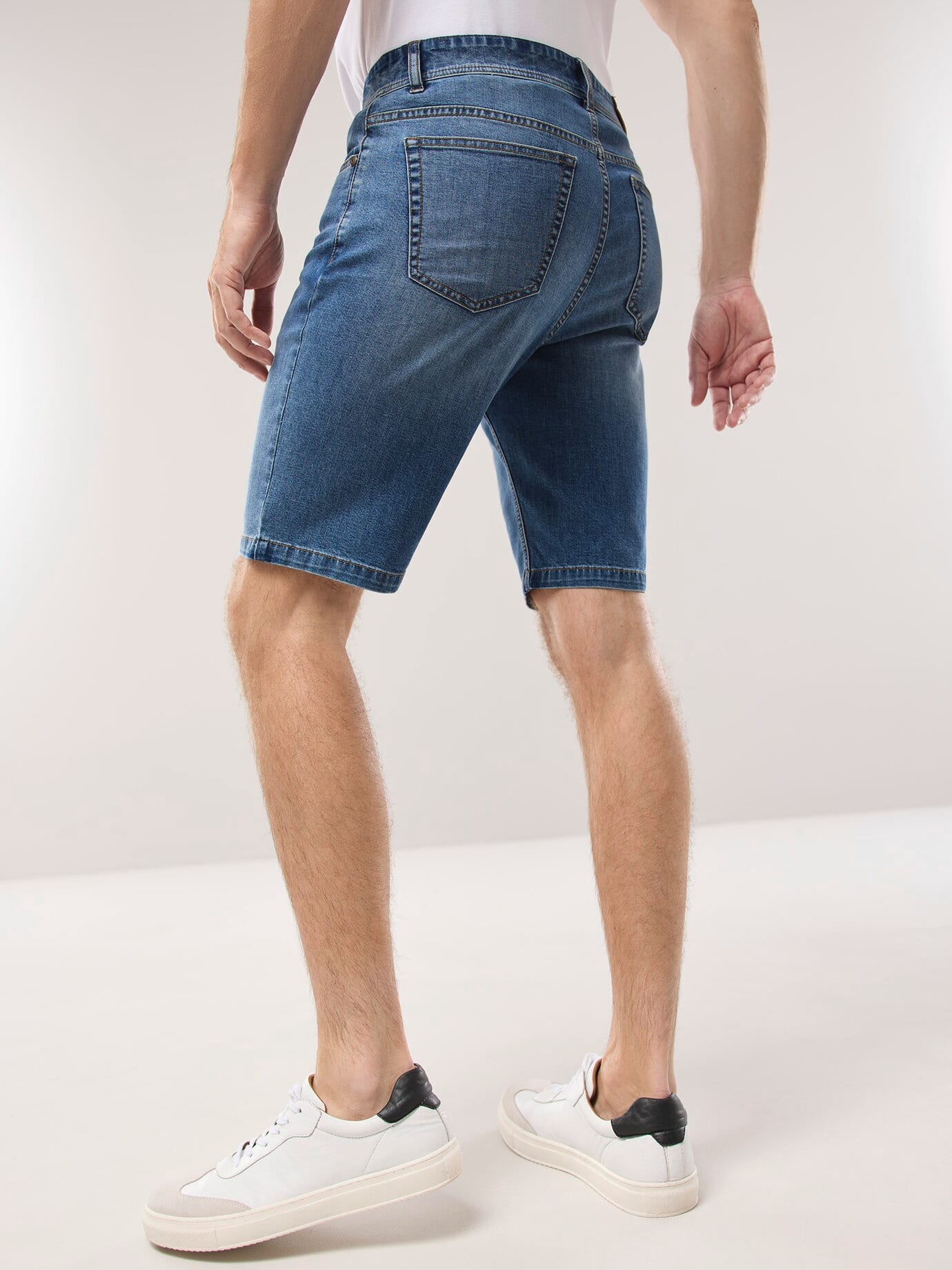 Walbusch Klima Denim Bermuda Shorts Blue 26 7
