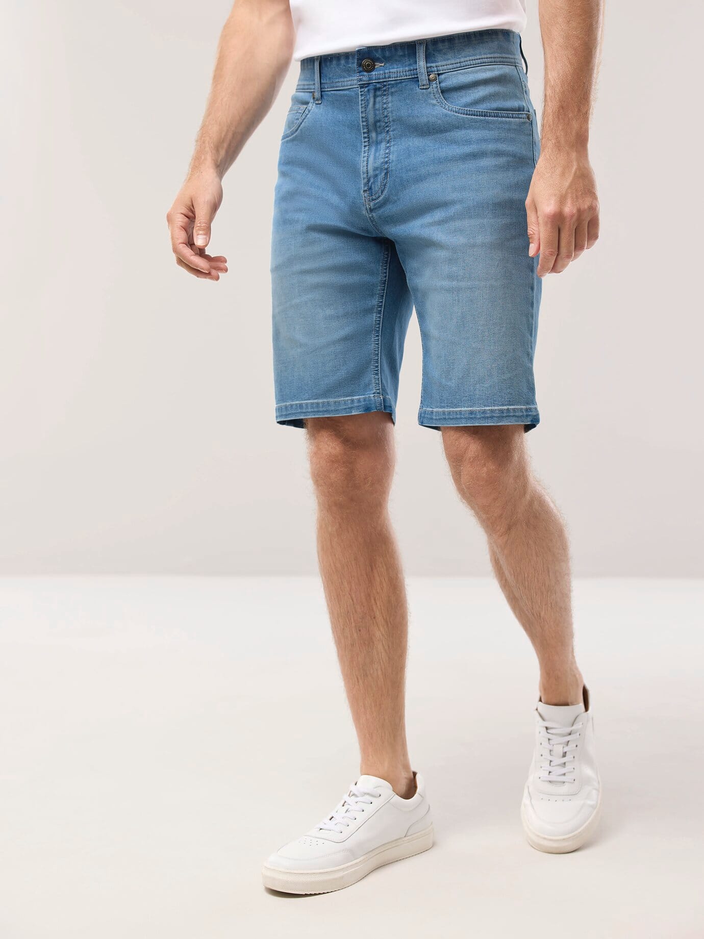 Walbusch Klima Denim Bermuda Shorts Blue 26 2