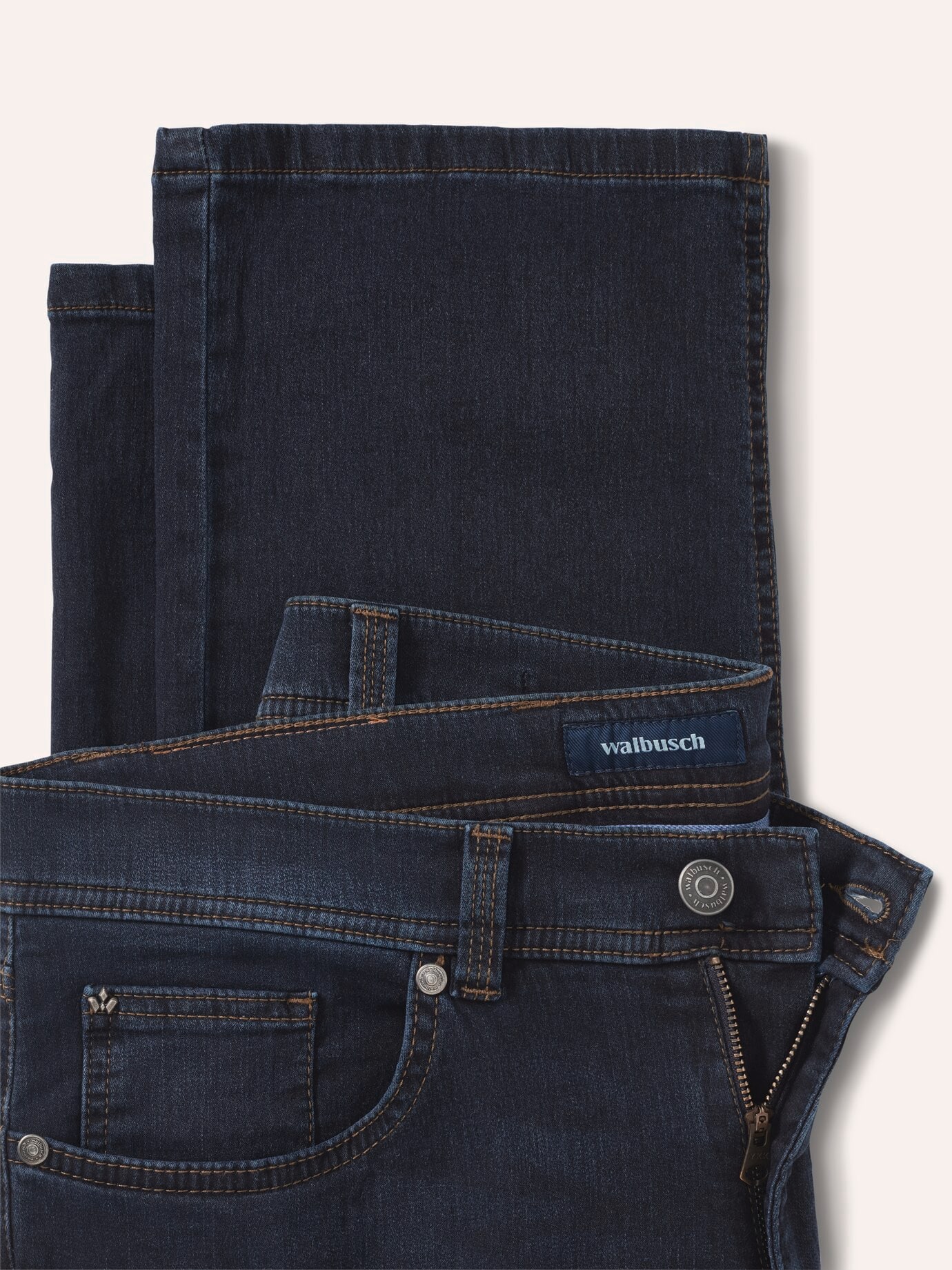 Walbusch Five Pocket Jeans Blue 4