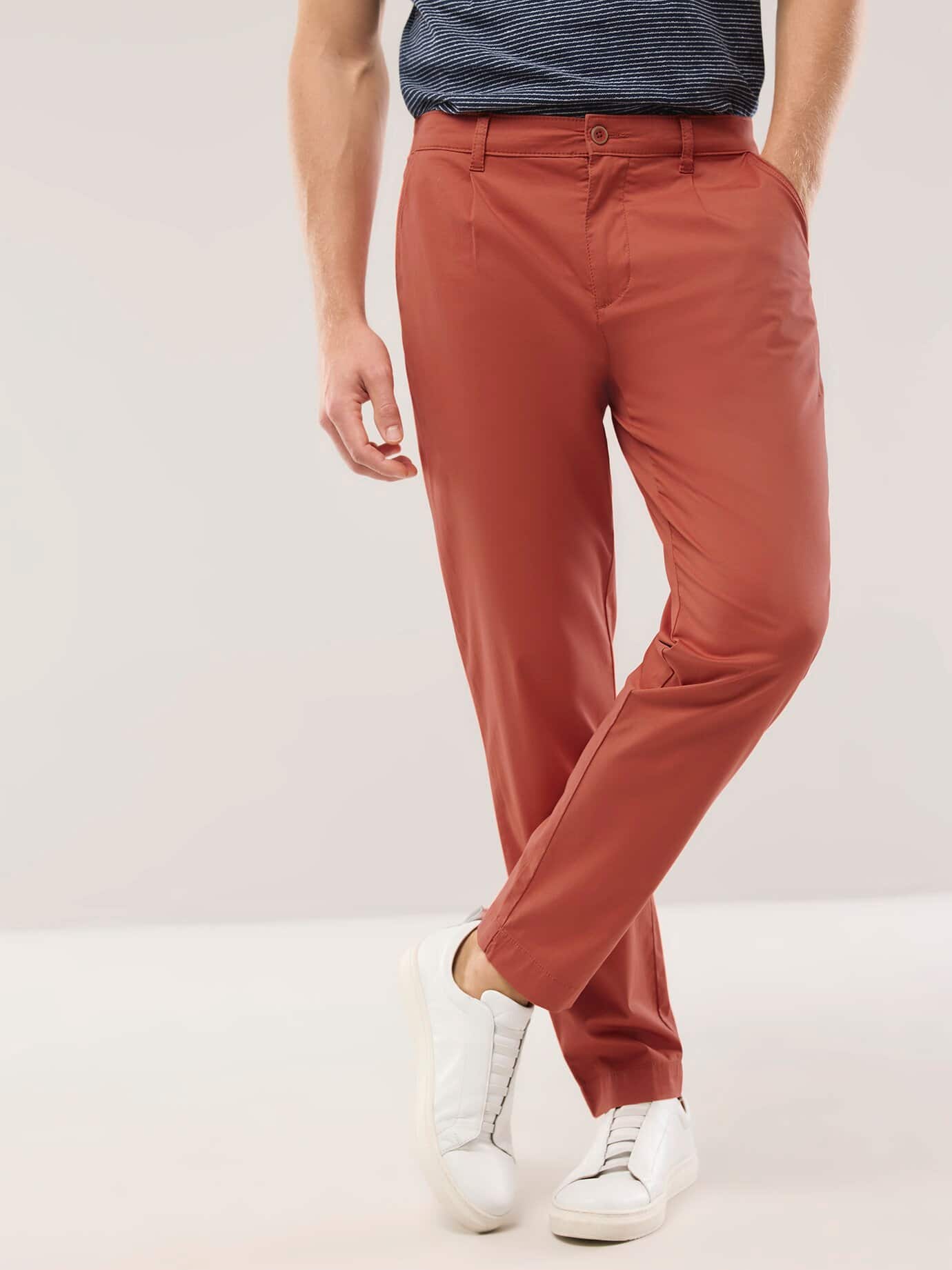 Walbusch Ultraleicht Chino Orange 27 2