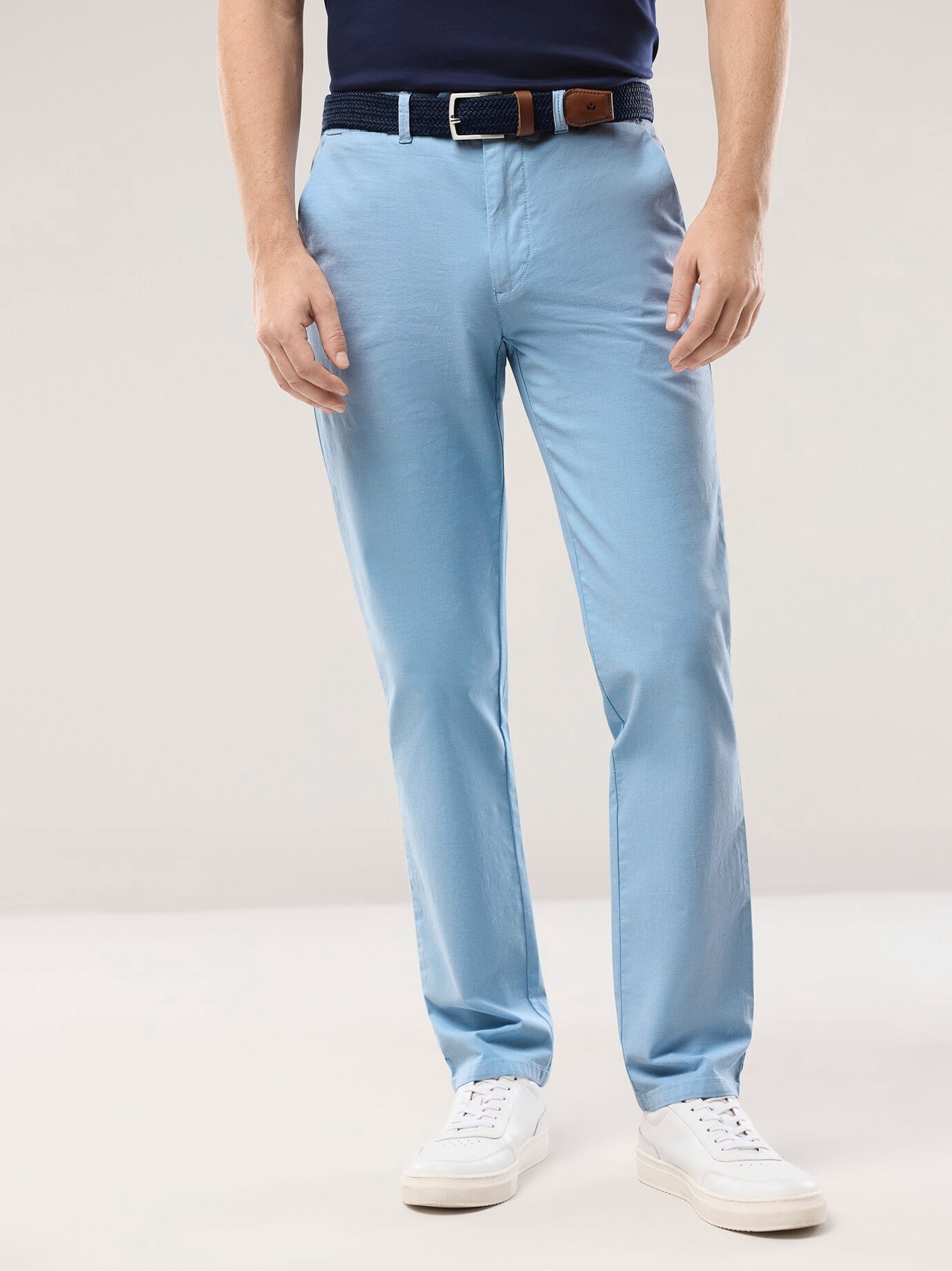 Walbusch Chino Ceinture Bleu 29 2