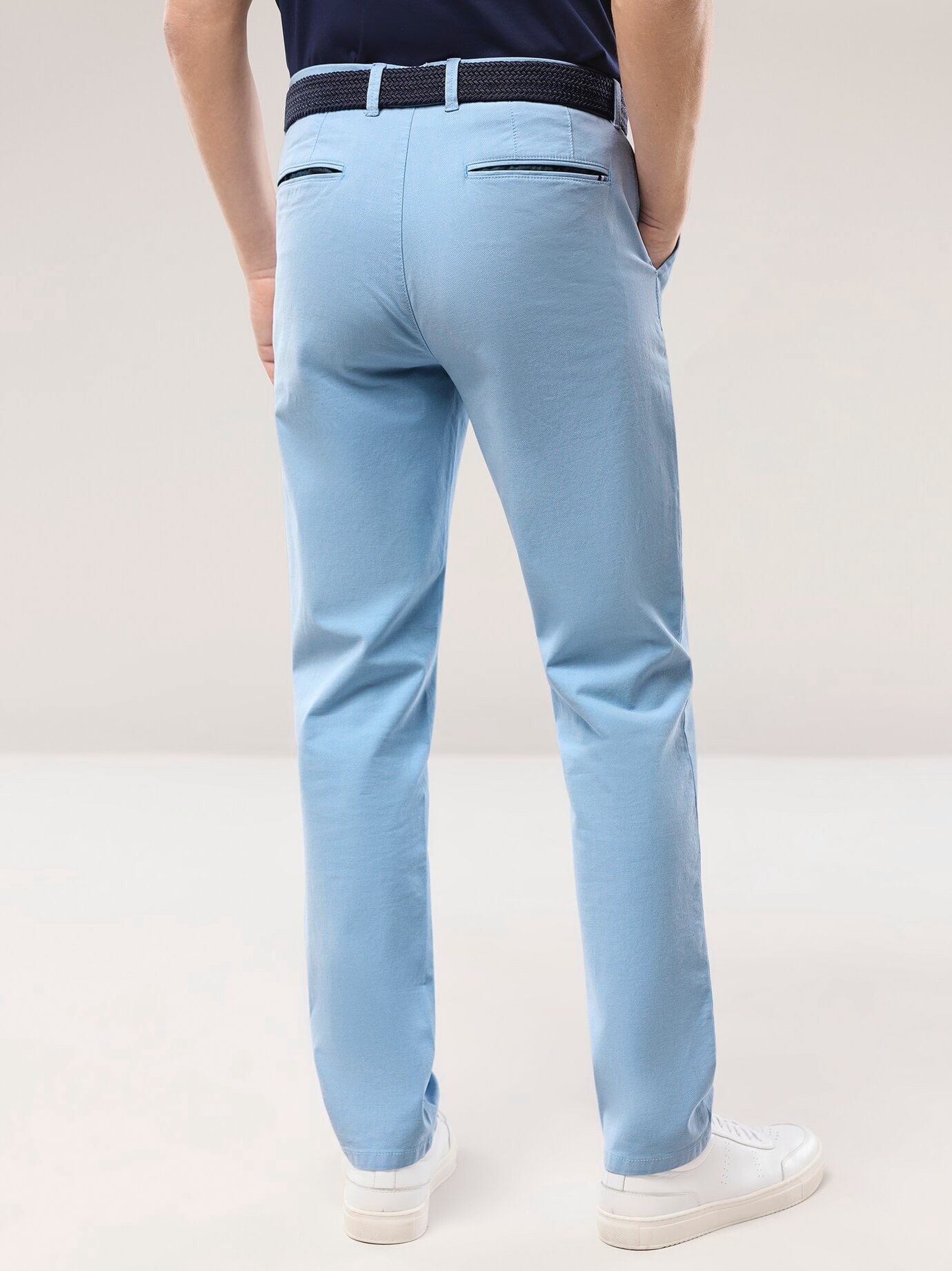 Walbusch Chino Ceinture Bleu 29 3