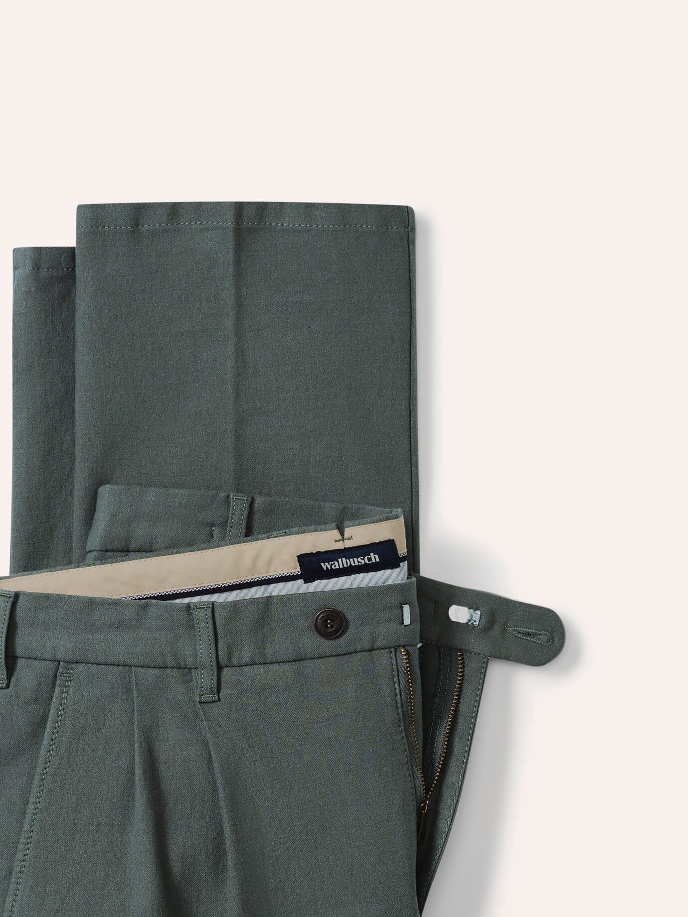 Walbusch Leinen-Chino Grün 29 4
