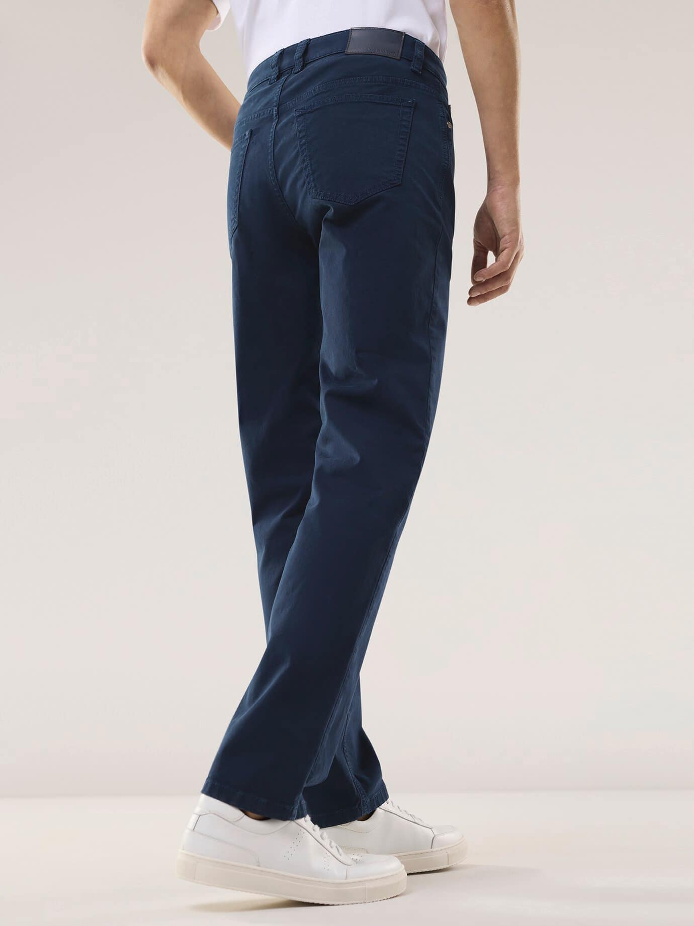 Walbusch Cotton Five-Pocket Trousers Blue 56 7