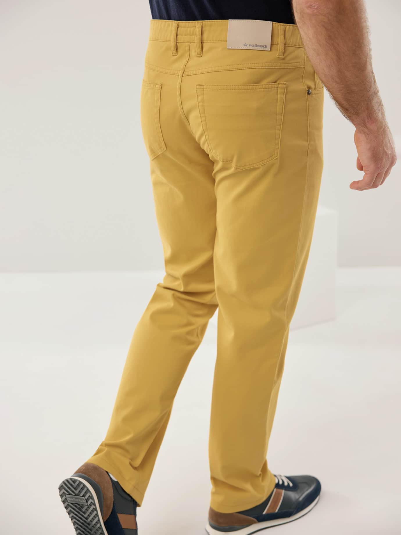 Walbusch Five-Pocket Trousers Yellow 48 3