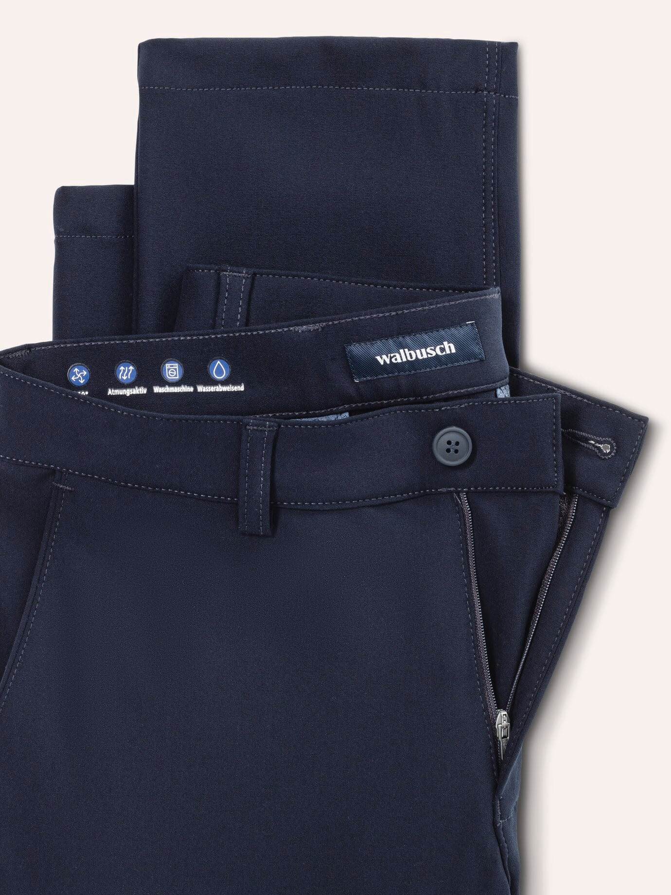 Walbusch Macht-Alles-Mit Hose 2.0 Trousers Blue 54 4