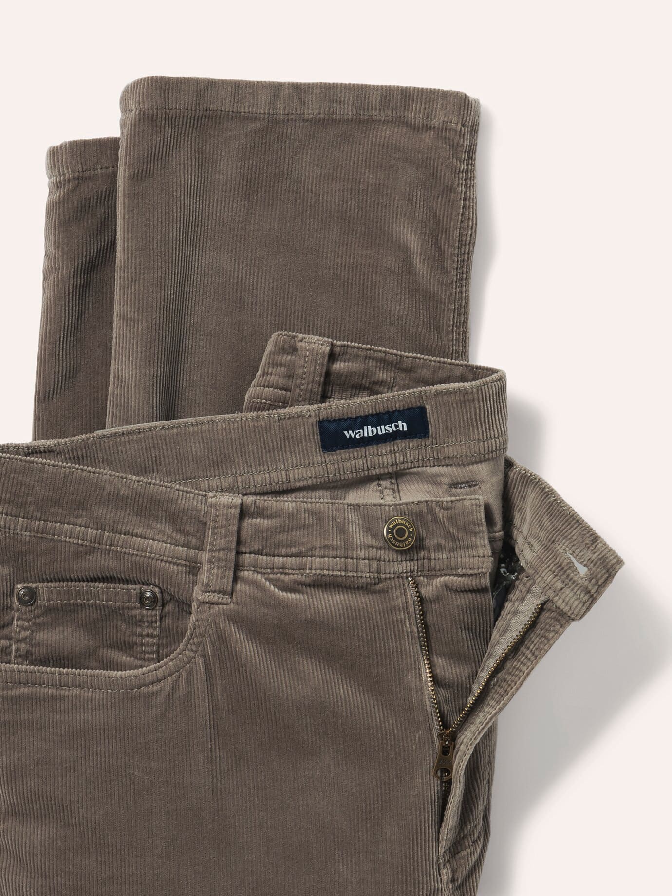 Walbusch Premium-Cord Five-Pocket Grey 64 4