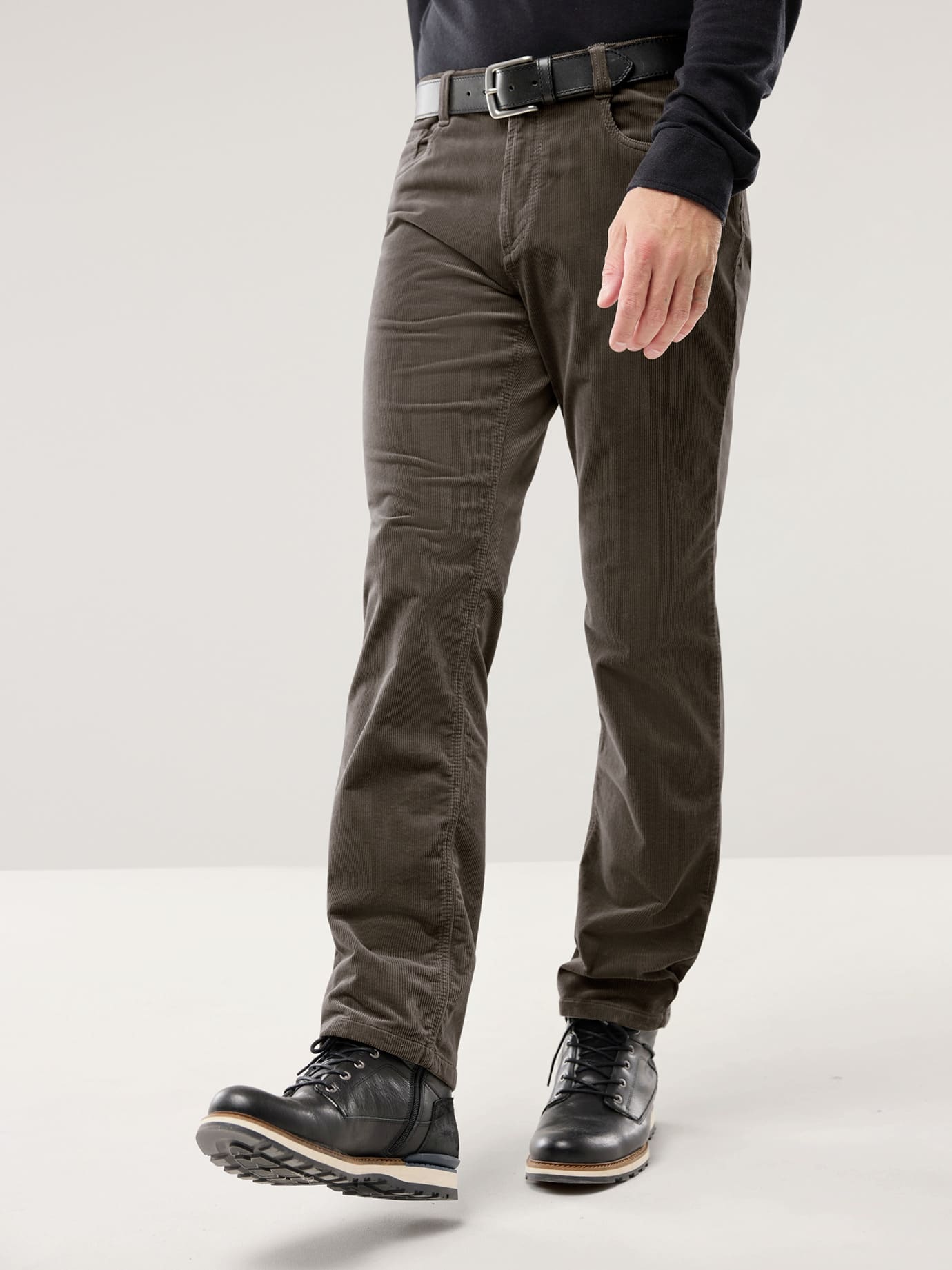 Walbusch Premium-Cord Five-Pocket Grey 64 2