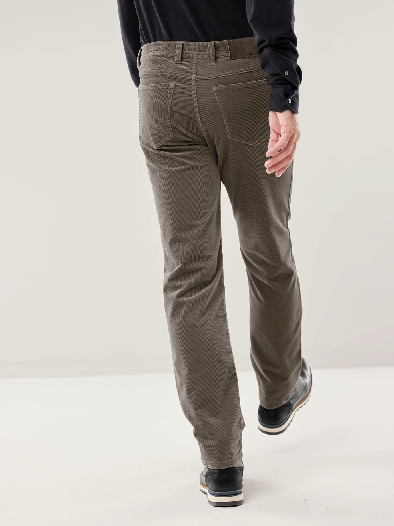 Walbusch Premium-Cord Five-Pocket Grey 64 3