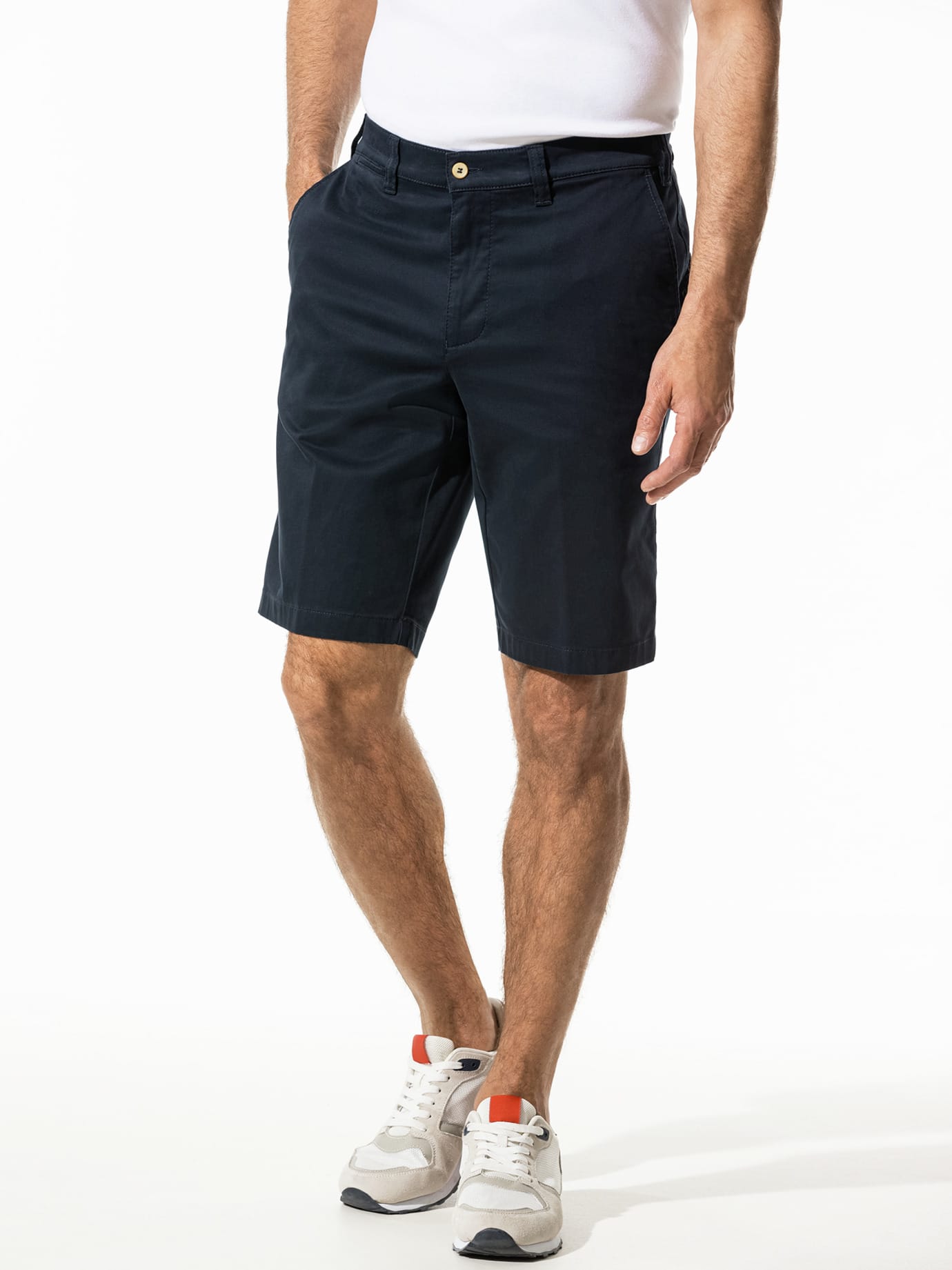 Walbusch Urlaubs Regular Fit Blaue Shorts Größe 52 2
