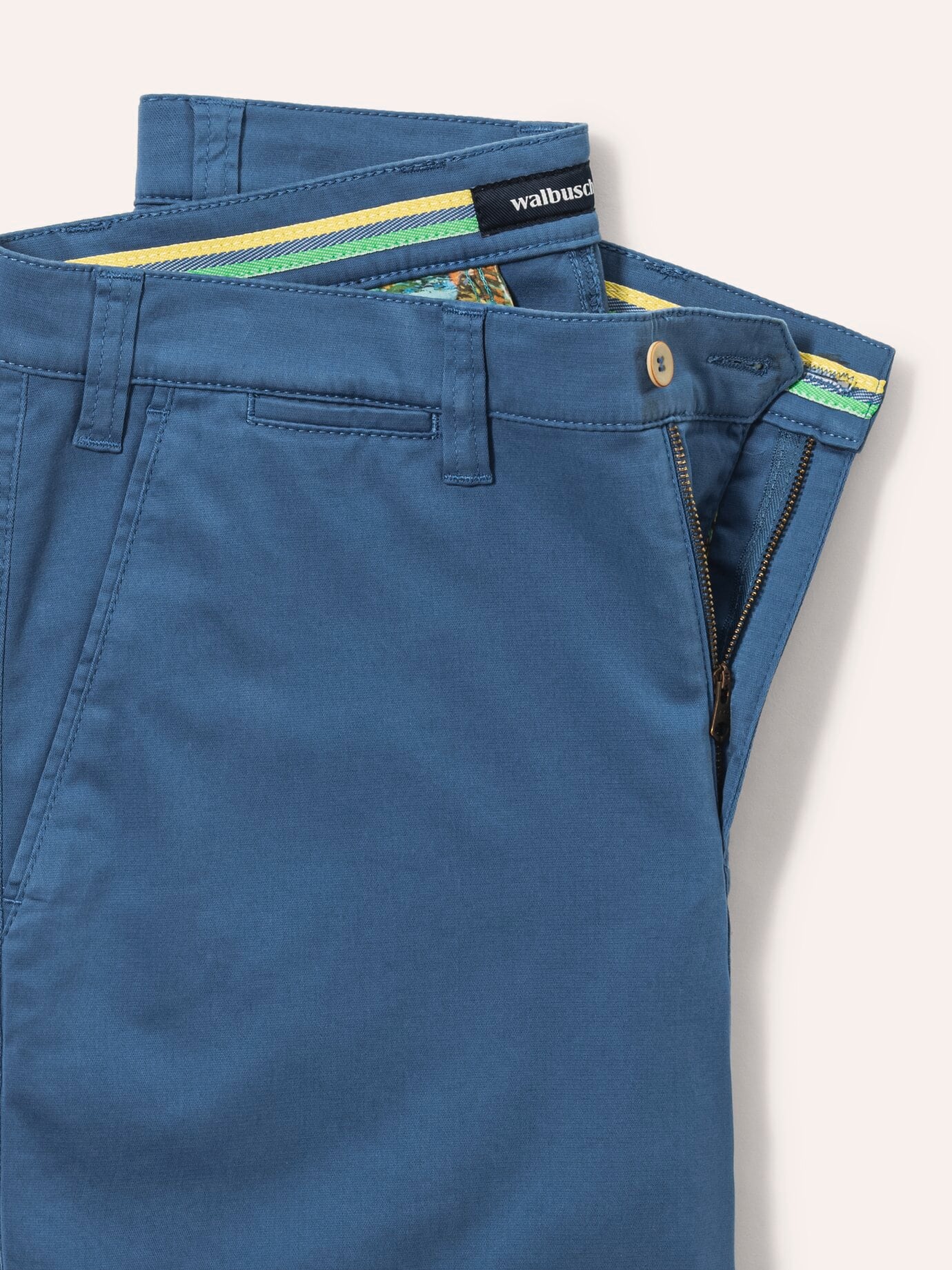 Walbusch Urlaubs Regular Fit Blaue Shorts Größe 52 8