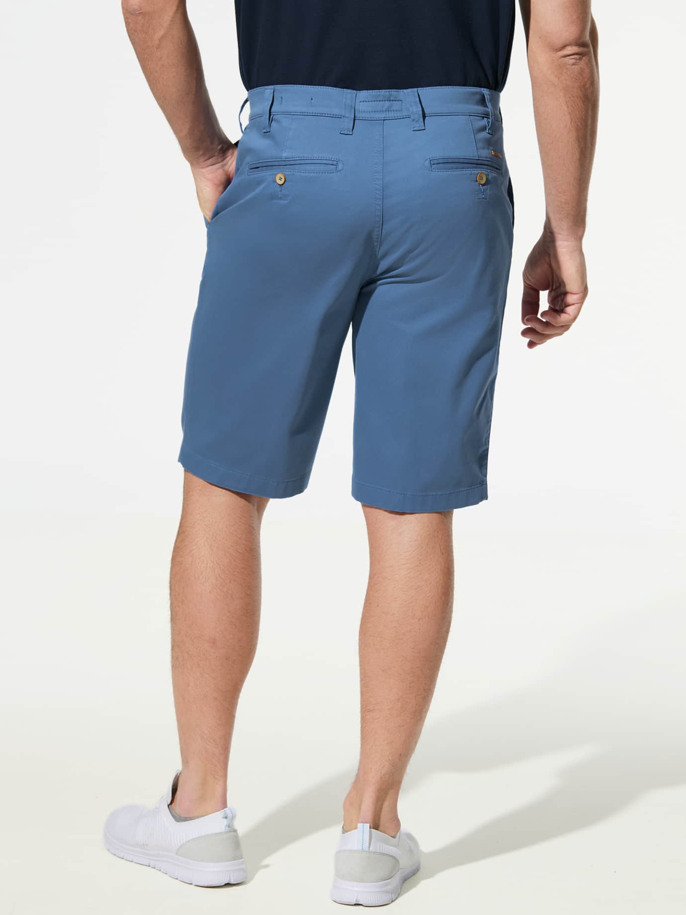 Walbusch Urlaubs Regular Fit Blaue Shorts Größe 52 7