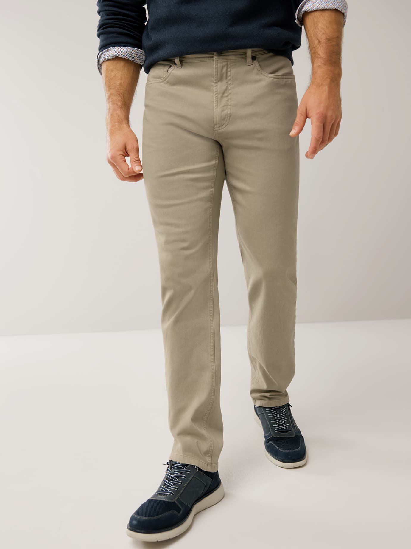 Walbusch Ganzjahres Five-Pocket Trousers Beige 62 2