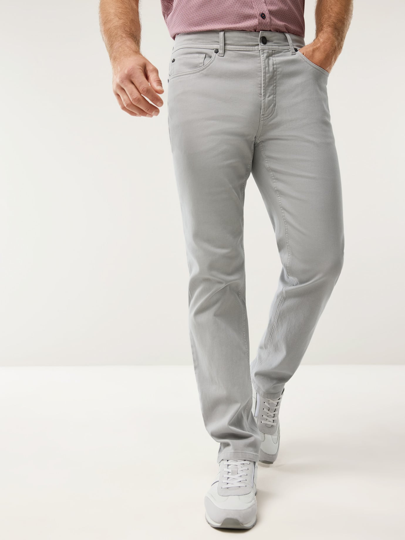Pantalon Five-Pocket Toutes Saisons Gris 28 Walbusch 2