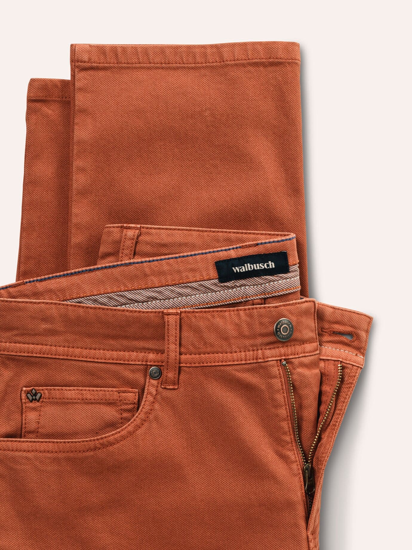 Walbusch Five-Pocket Trousers Orange 28 8