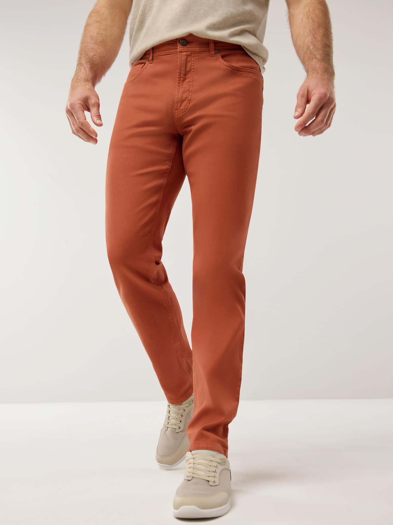 Walbusch Five-Pocket Trousers Orange 28 6