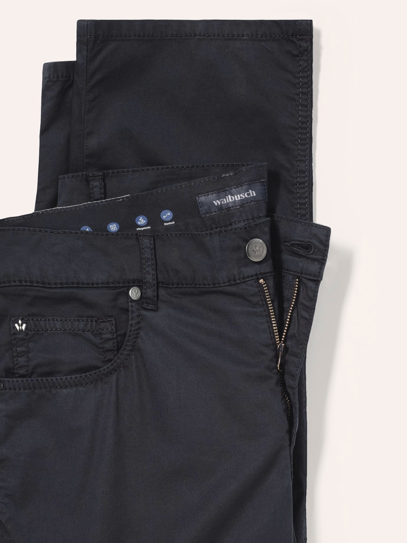 Walbusch Ultraleicht Five Pocket Hose Blau 56 4