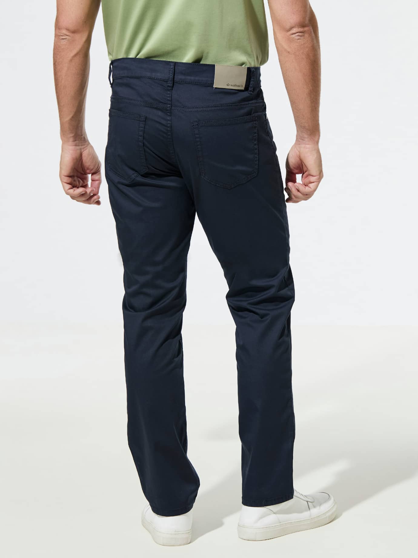 Walbusch Ultraleicht Five Pocket Hose Blau 56 3