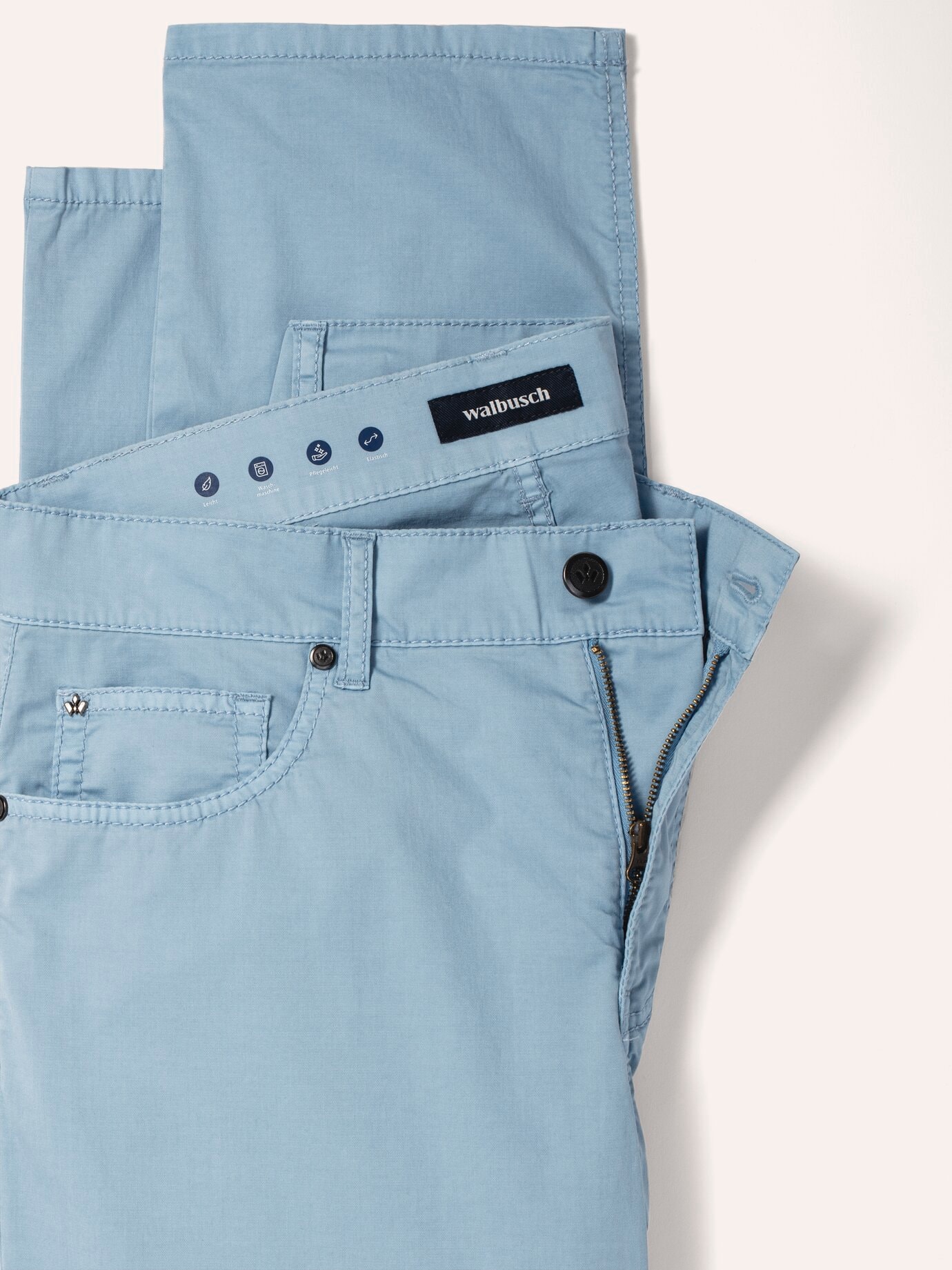 Walbusch Ultraleicht Five Pocket Hose Blau 56 8