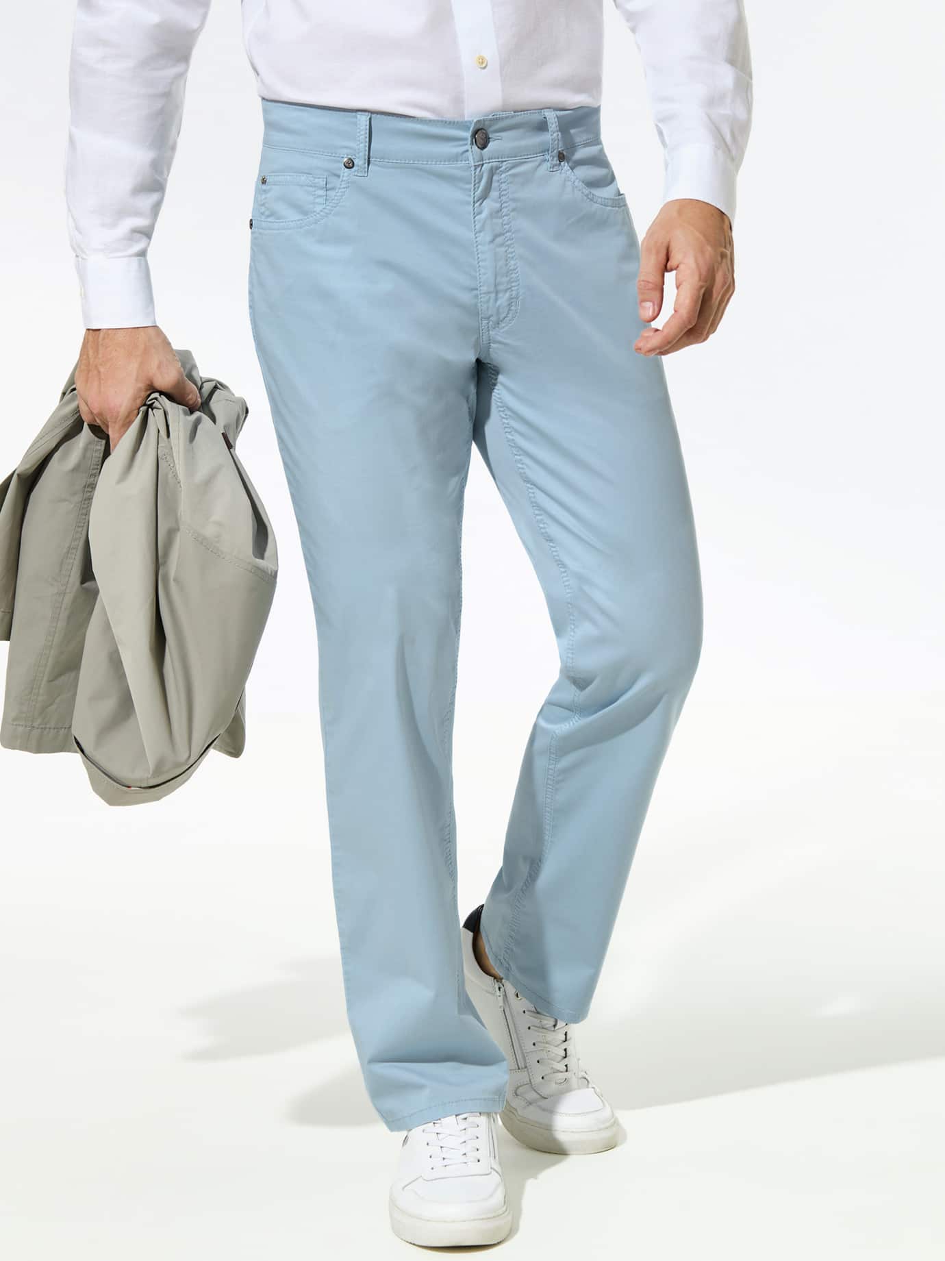 Walbusch Ultraleicht Five Pocket Hose Blau 56 6