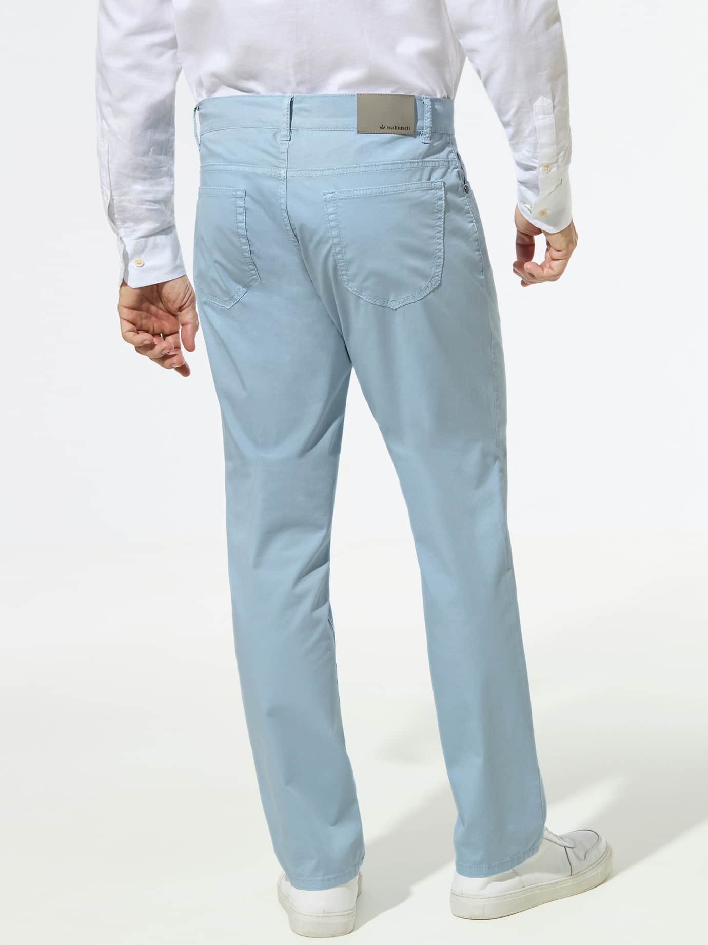 Walbusch Ultraleicht Five Pocket Hose Blau 56 7