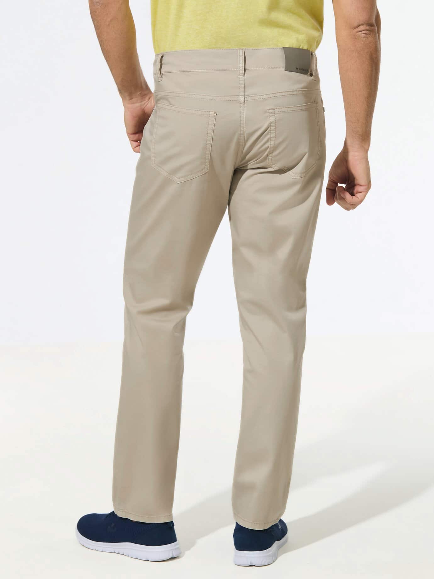 Walbusch Ultraleicht Five Pocket Trousers Beige 56 3