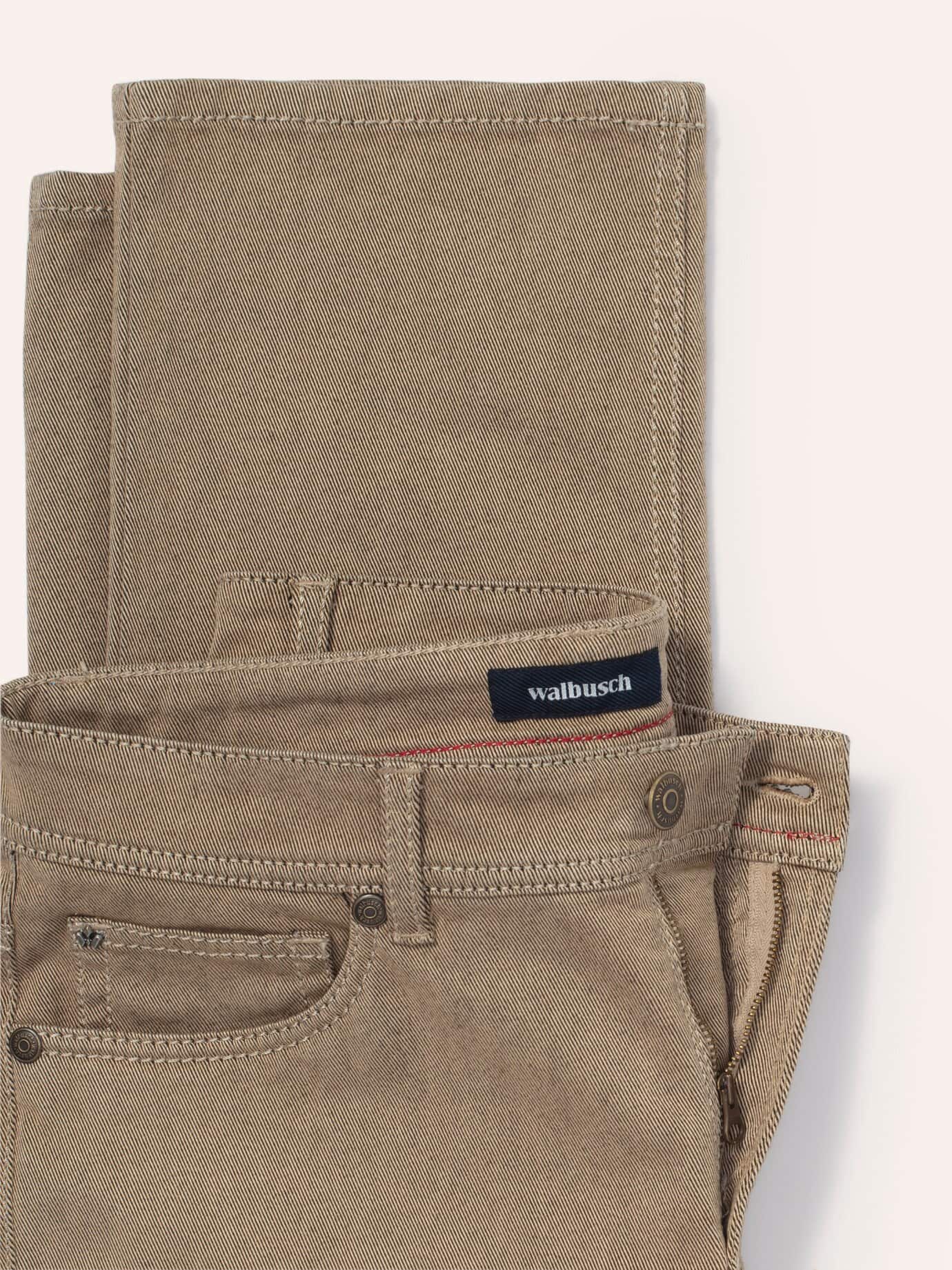 Walbusch Sattlerstich Jeans Beige 28 4