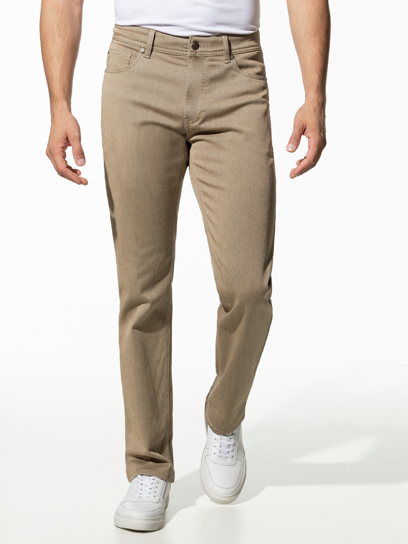 Walbusch Sattlerstich Jeans Beige 28 2