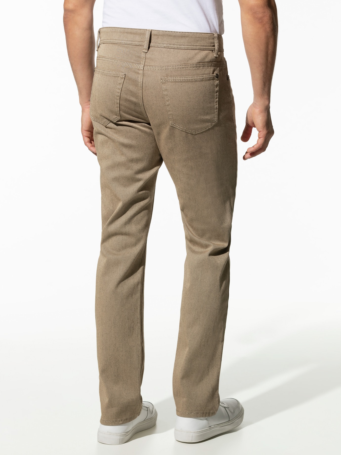 Walbusch Sattlerstich Jeans Beige 28 3