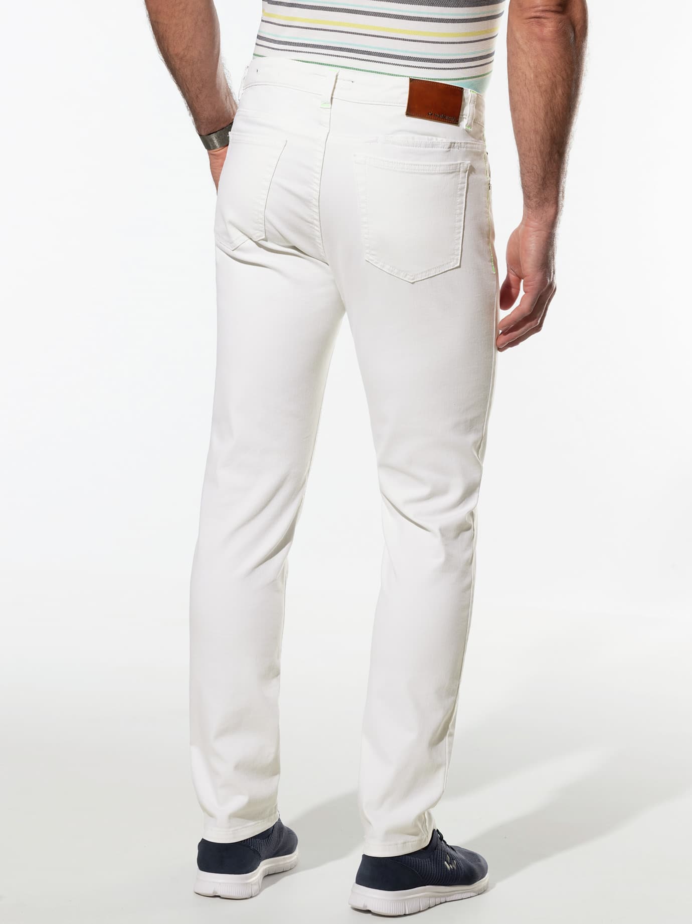 Walbusch Ultraleicht Jeans Klimakontrolle Modern Fit White 56 3