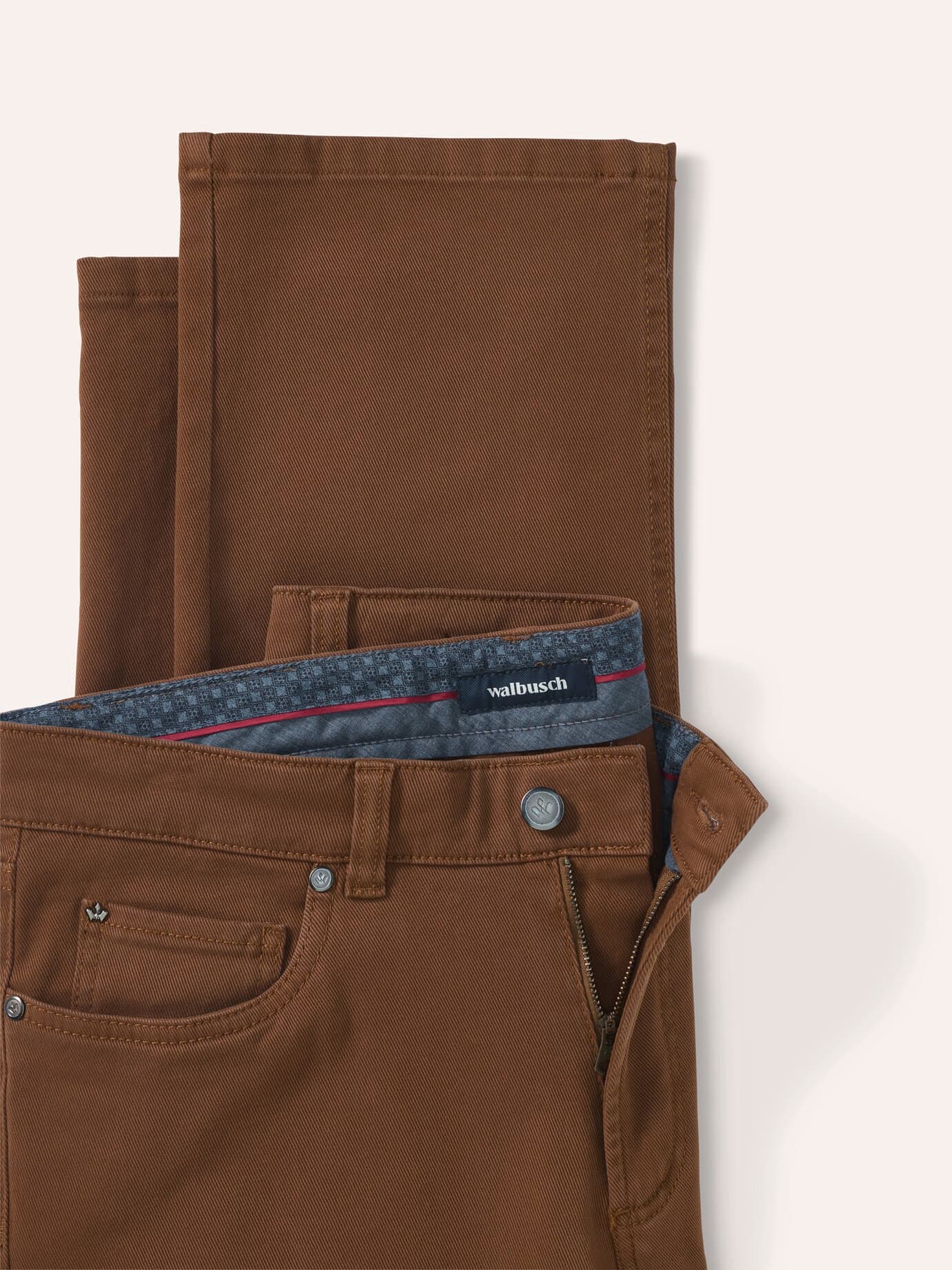 Walbusch Thermoleicht Five-Pocket Brown 64 4