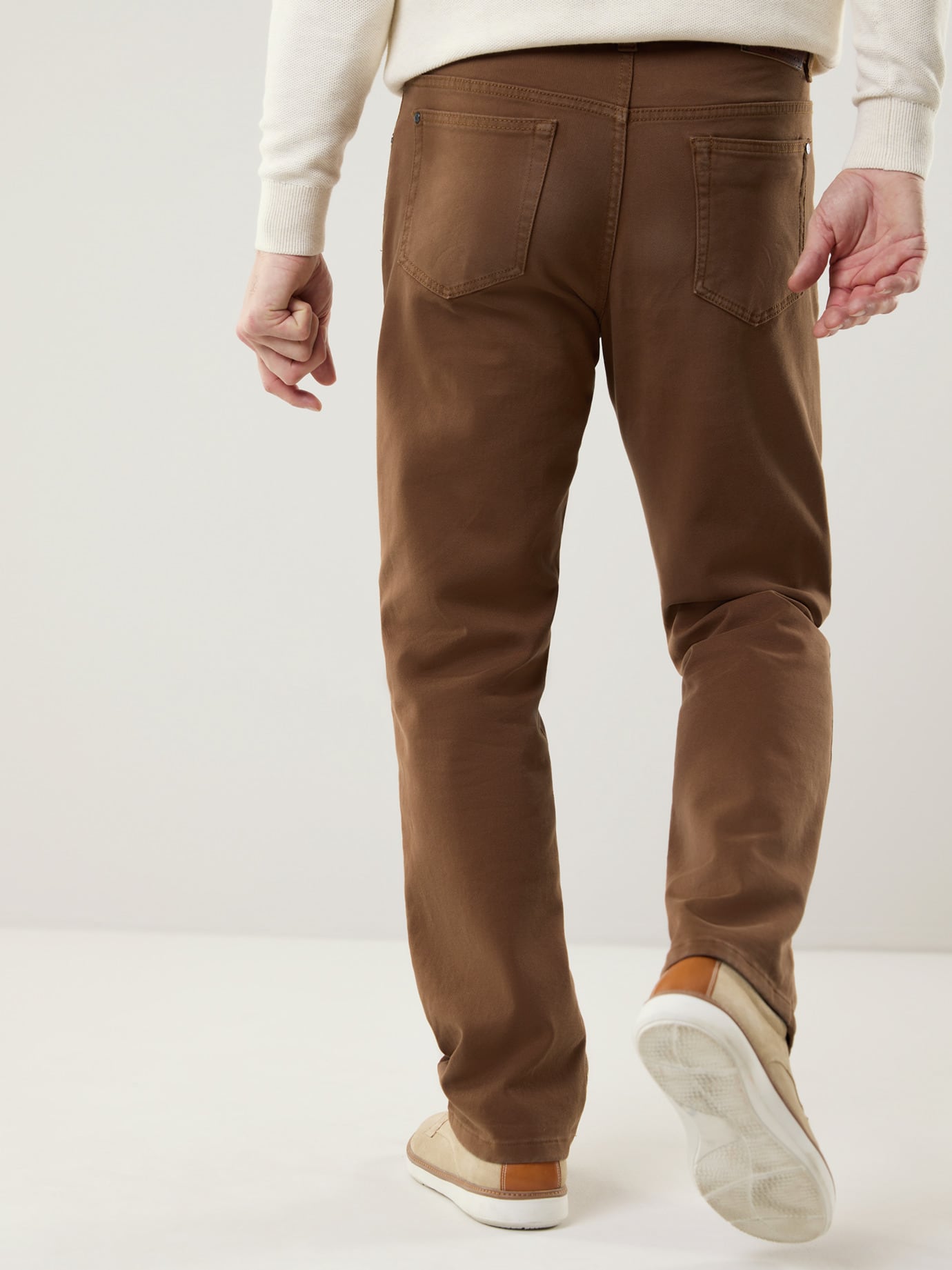 Walbusch Thermoleicht Five-Pocket Brown 64 3