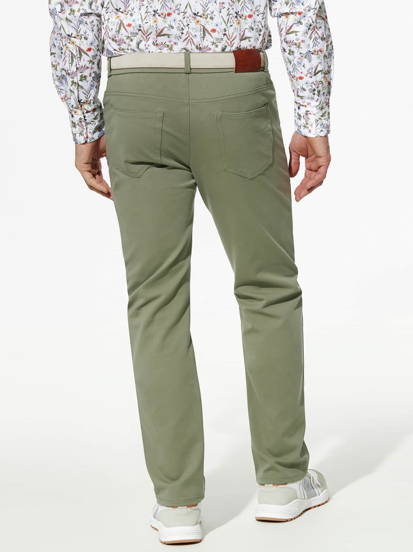 Walbusch Pantalon Five Pocket Stretch & Relax Vert 24 3