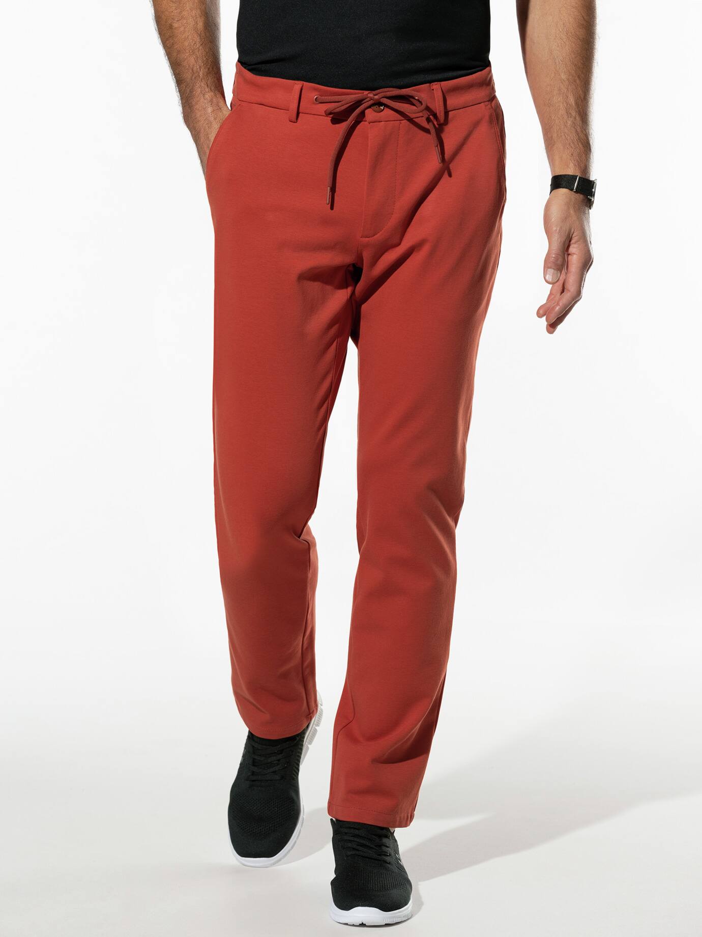 Walbusch Chino Stretch&Relax Modern Fit Red 28 2