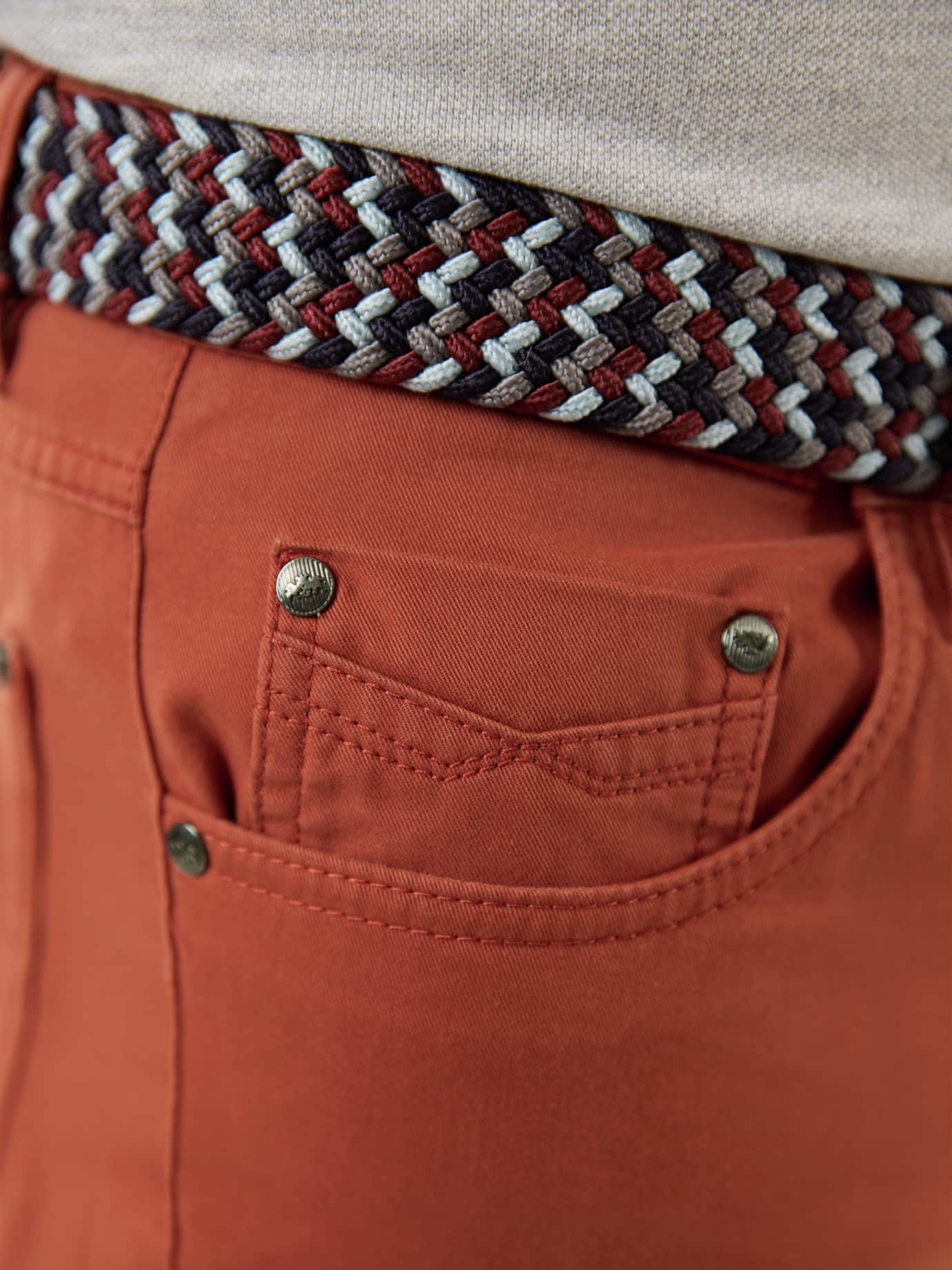 Walbusch Five Pocket Regular Fit Orange 25 7