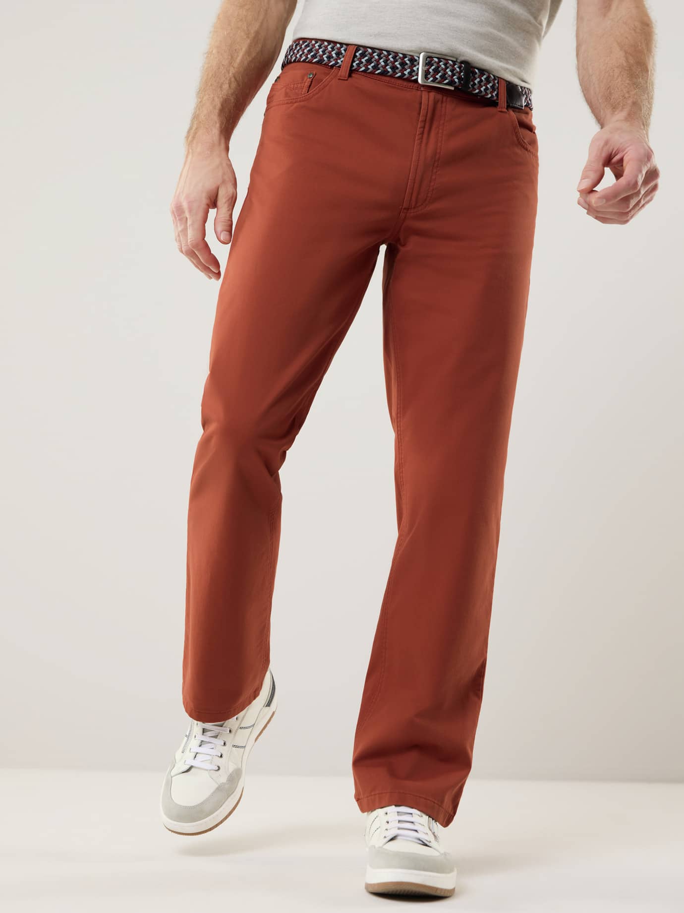 Walbusch Five Pocket Regular Fit Orange 25 6