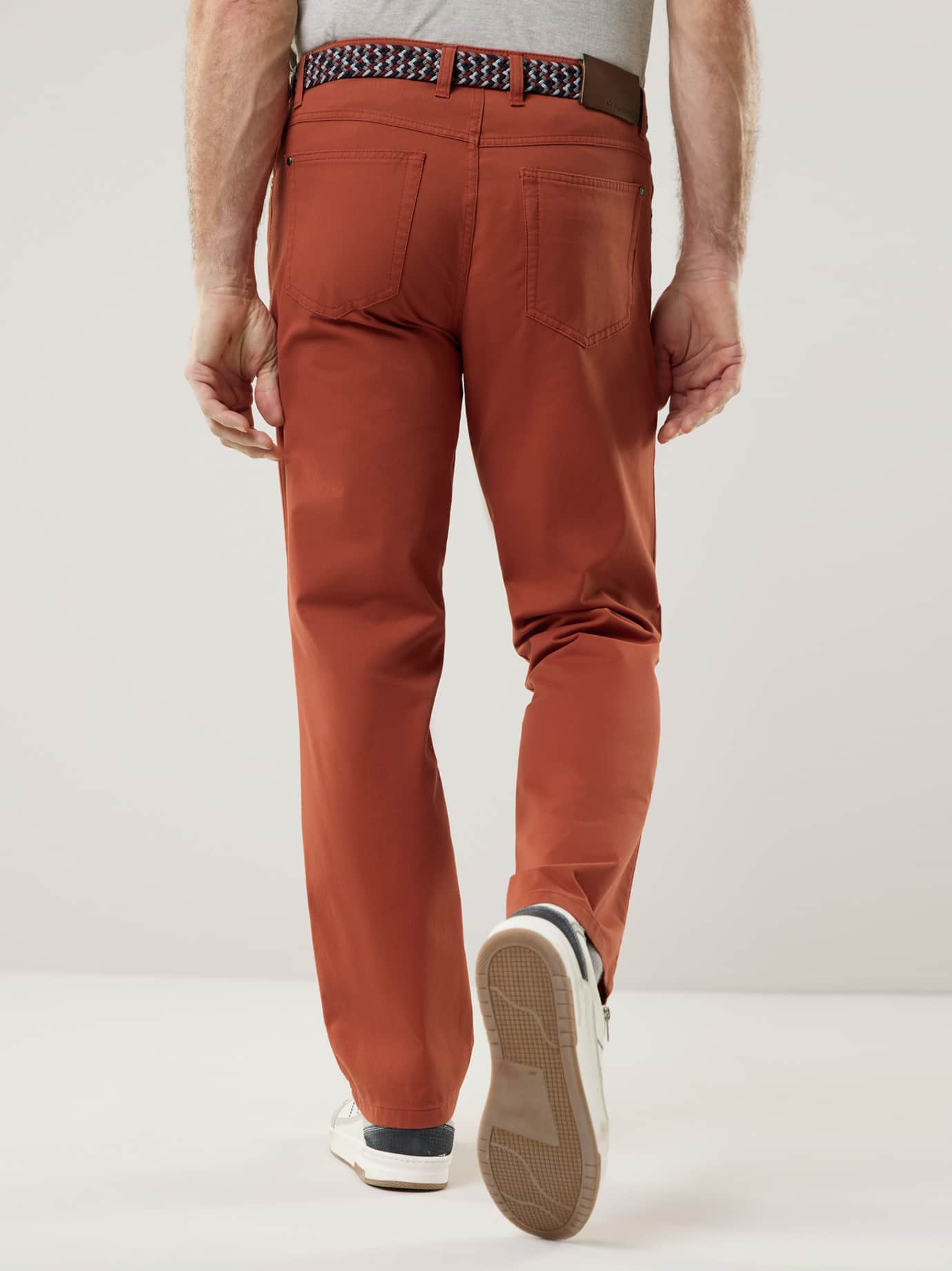 Walbusch Five Pocket Regular Fit Orange 25 8