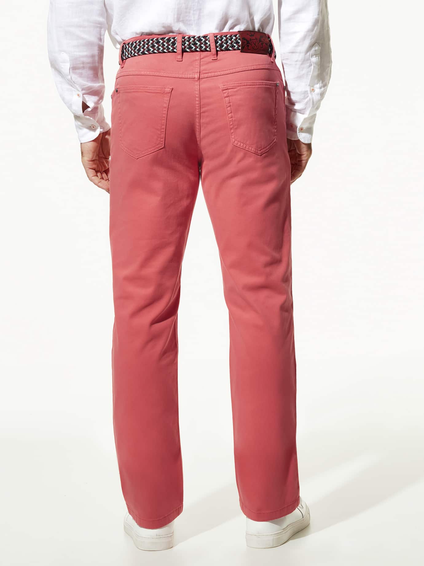 Walbusch Five Pocket Regular Fit Orange 25 3