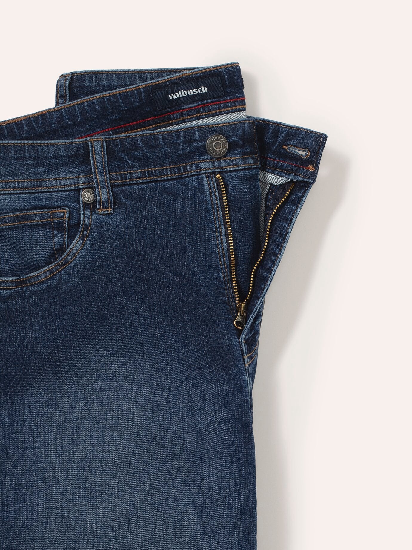 Walbusch Ultralight 7/8 Jeans 2.0, Regular Fit#normale Größen#untersetzte Größen, Farbe Blau, 26, knitterarm & pflegeleicht sommerlich leicht Herren 4