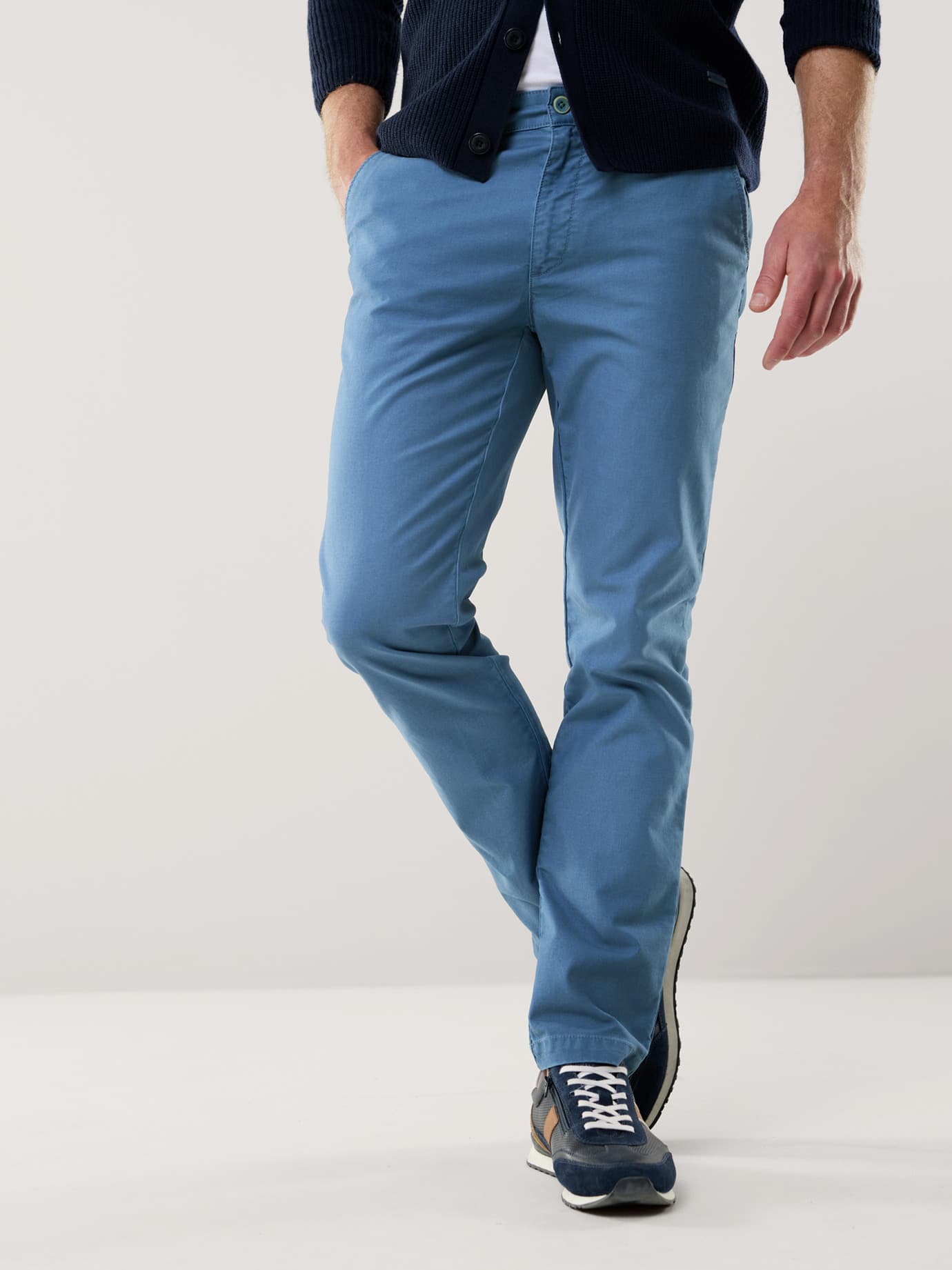Walbusch 100 Komplimente Chino Blue 48 6