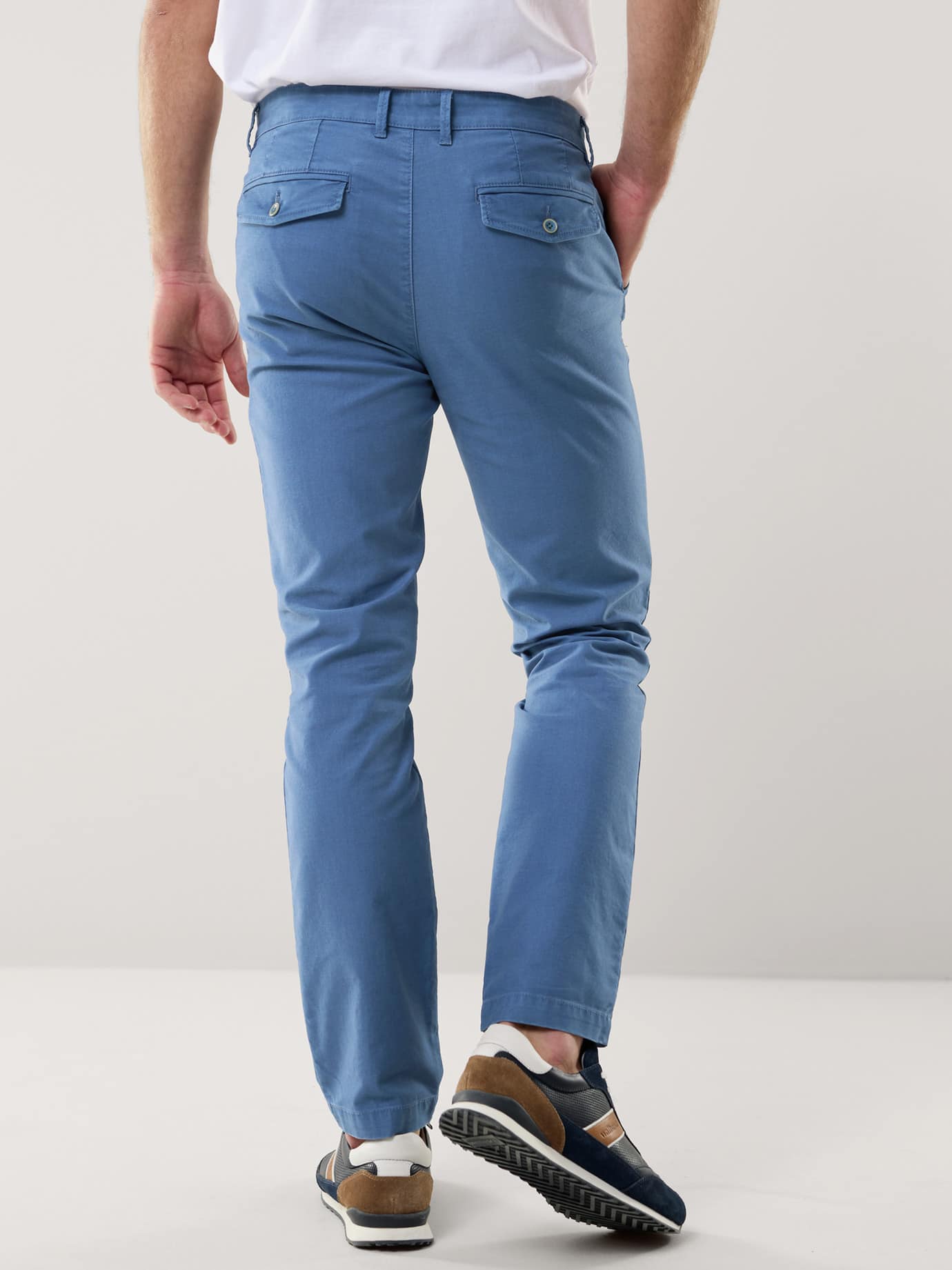 Walbusch 100 Komplimente Chino Blue 48 7