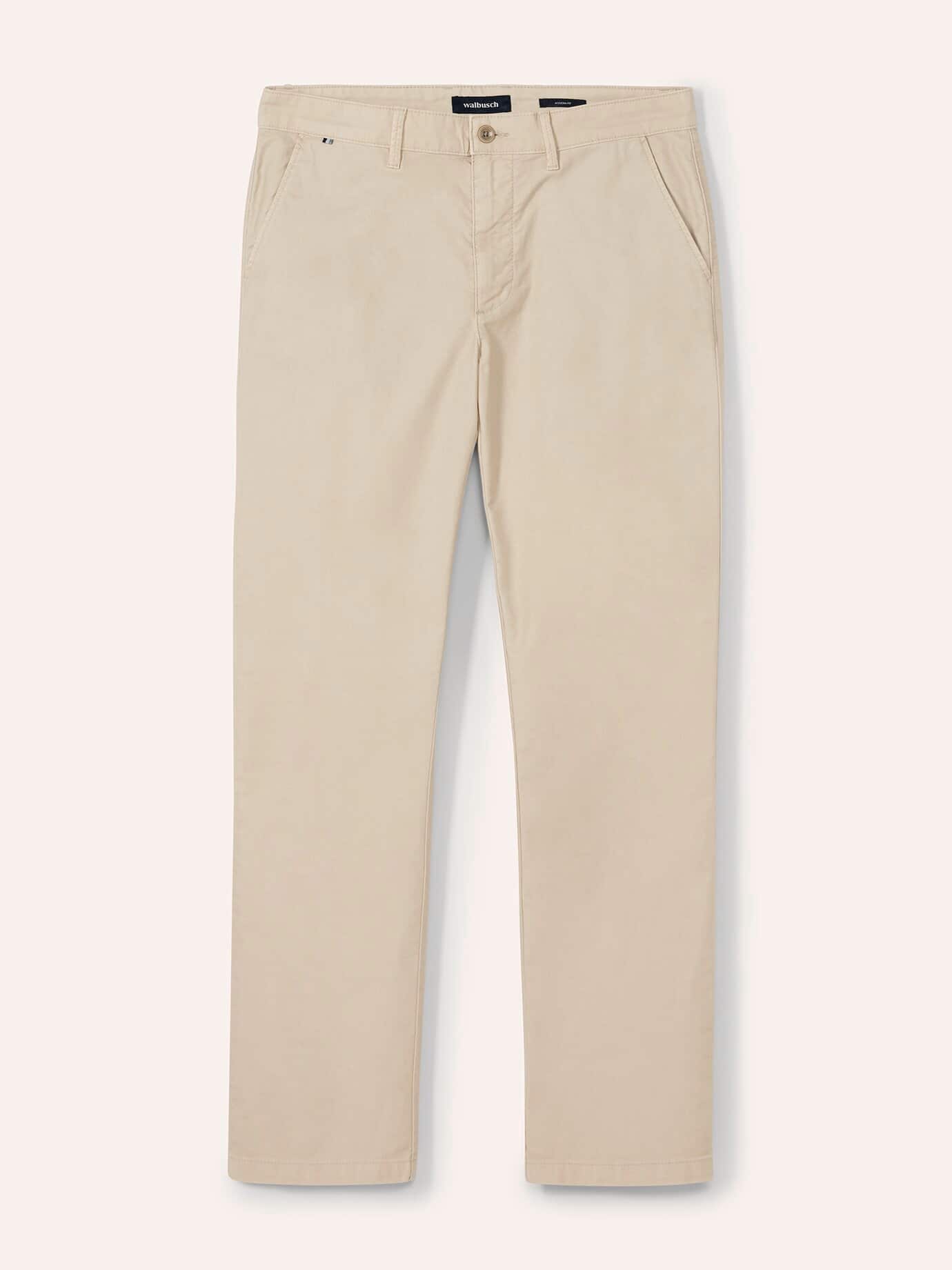 Komplimente Chino, Modern Fit#normale Größen#schlanke Größen#untersetzte Größen, Farbe Beige, 27, garment dyed-Färbung 3 verschließbare Tasche