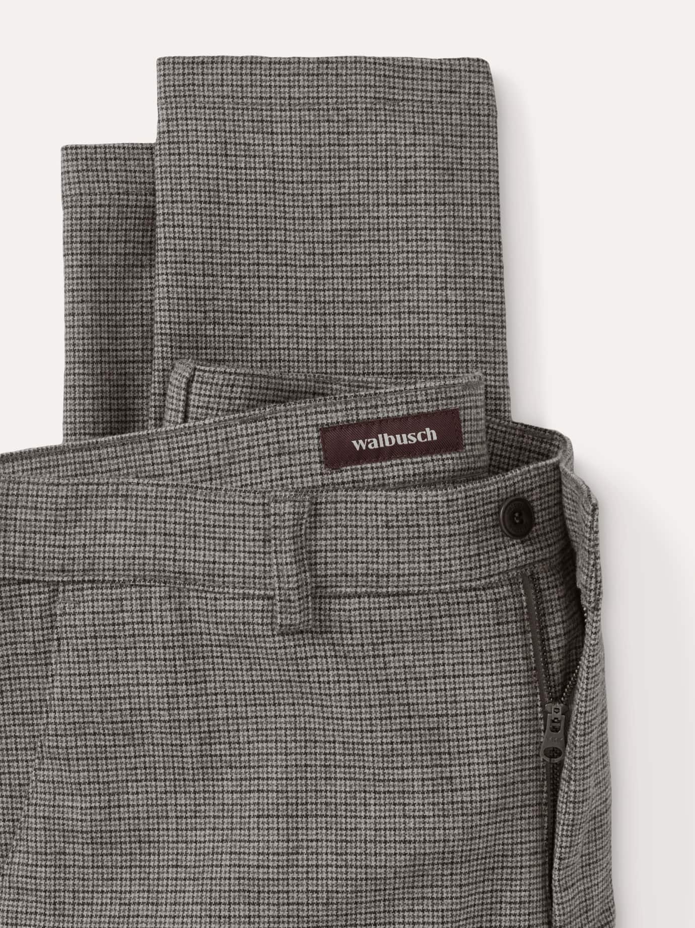 Walbusch Sport Flannel Trousers Beige 58 4