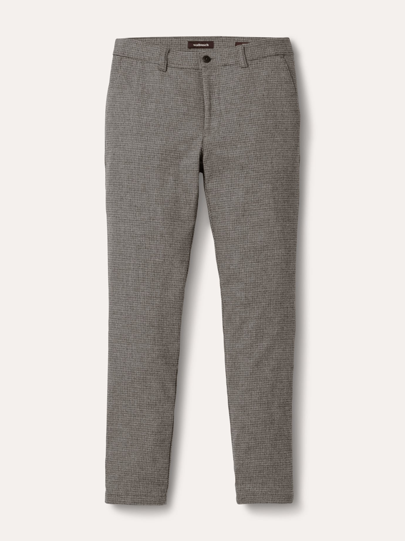Premium Sport-Flanell Hose Beige Minikaro