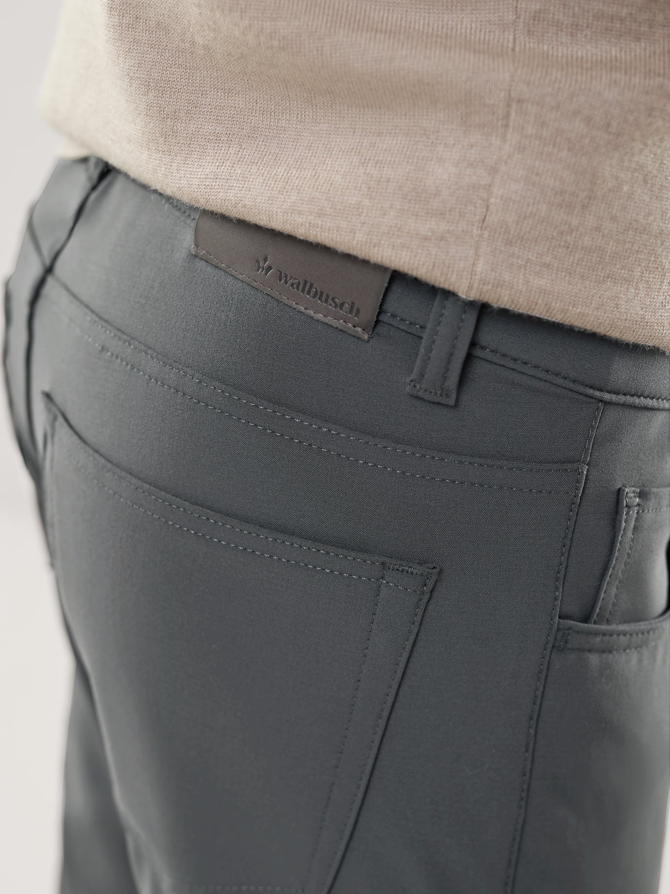 Walbusch Macht-Alles-Mit 5-pocket 2.0 Modern Fit Grey 52 3